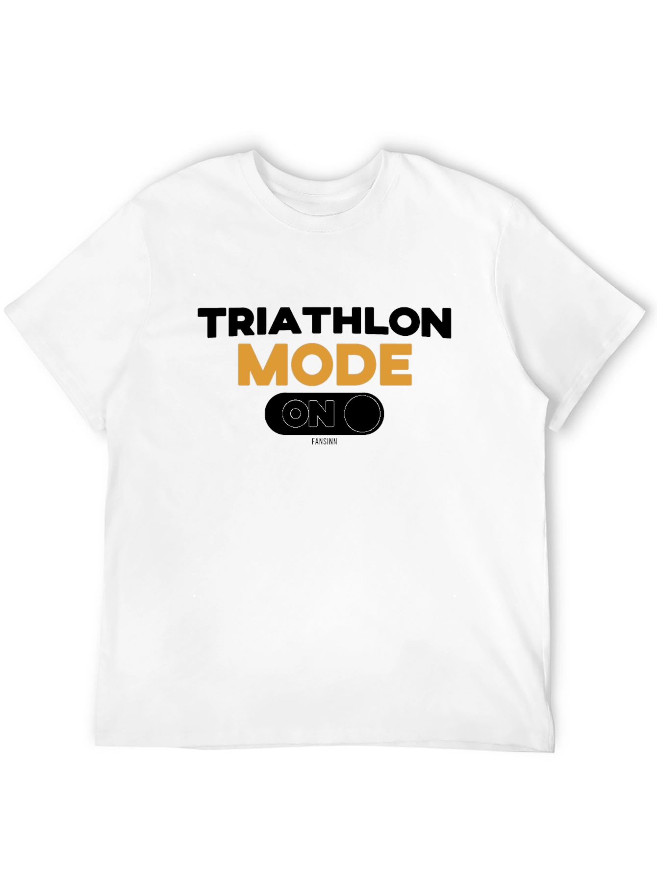Triathlon Mode On Black T-Shirt - 12