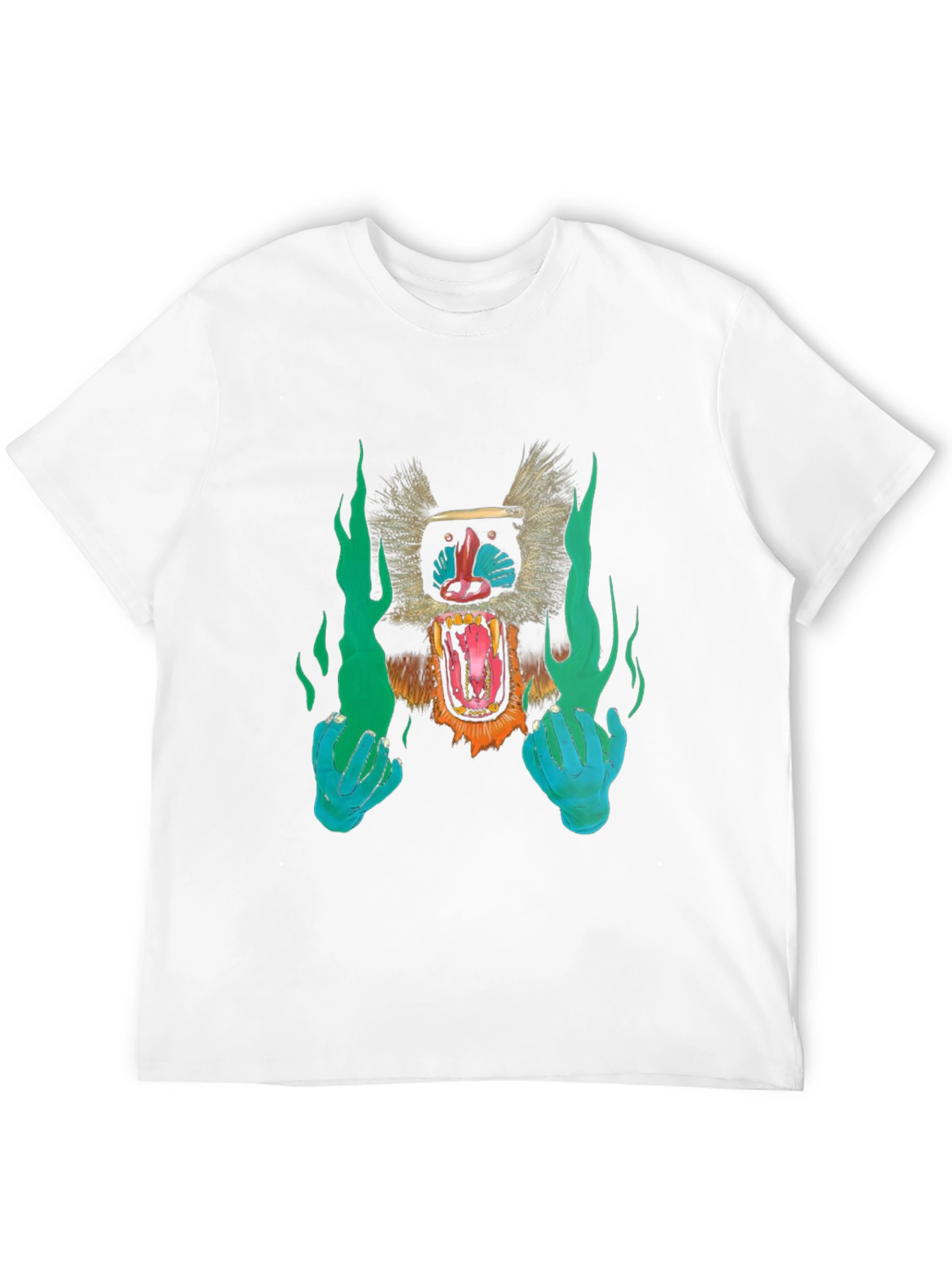 Black Monkey Rage Graphic Tee - Black view 12