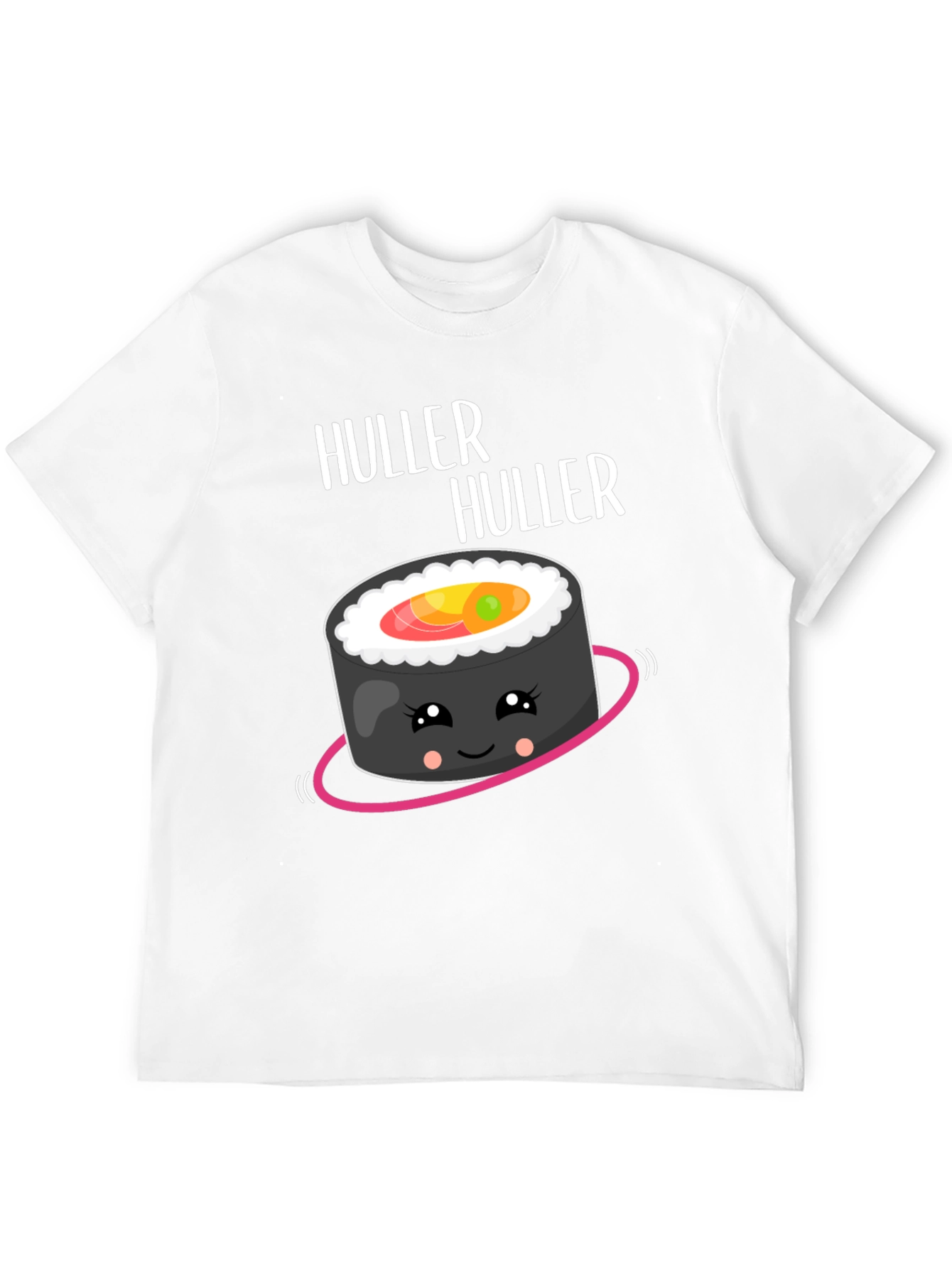 Black Huller Sushi Kawaii Style T-Shirt view 12