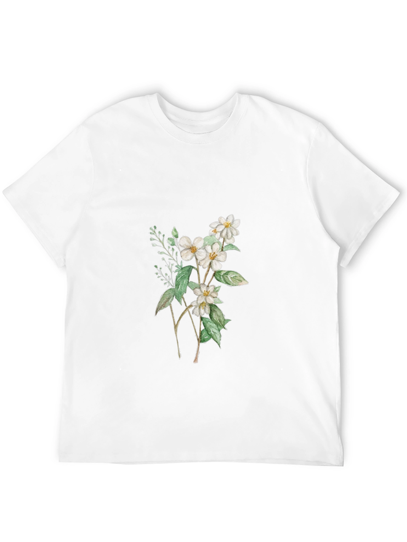 Black Floral Graphic Black T-Shirt view 12