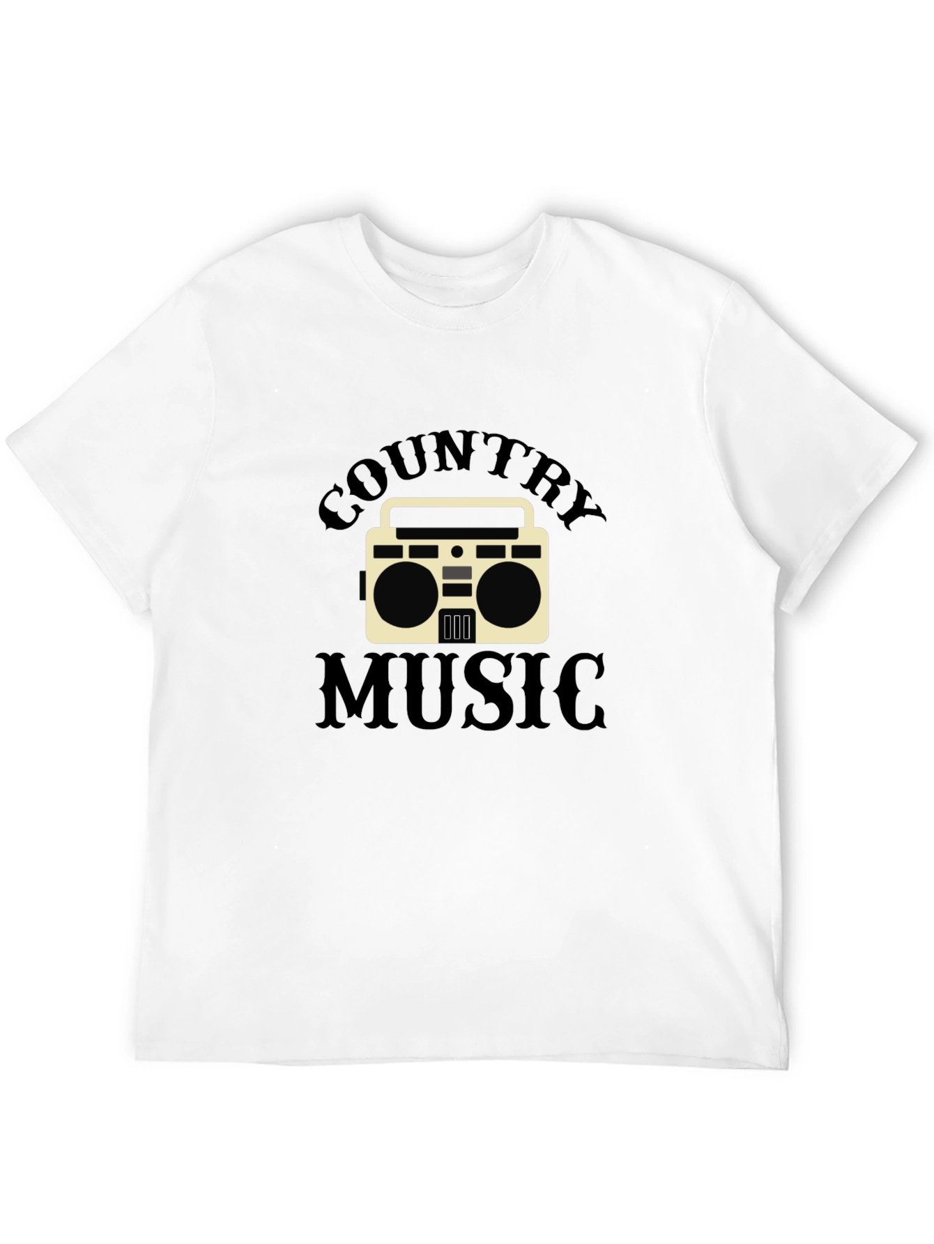 Black Country Music Graphic T-Shirt view 12