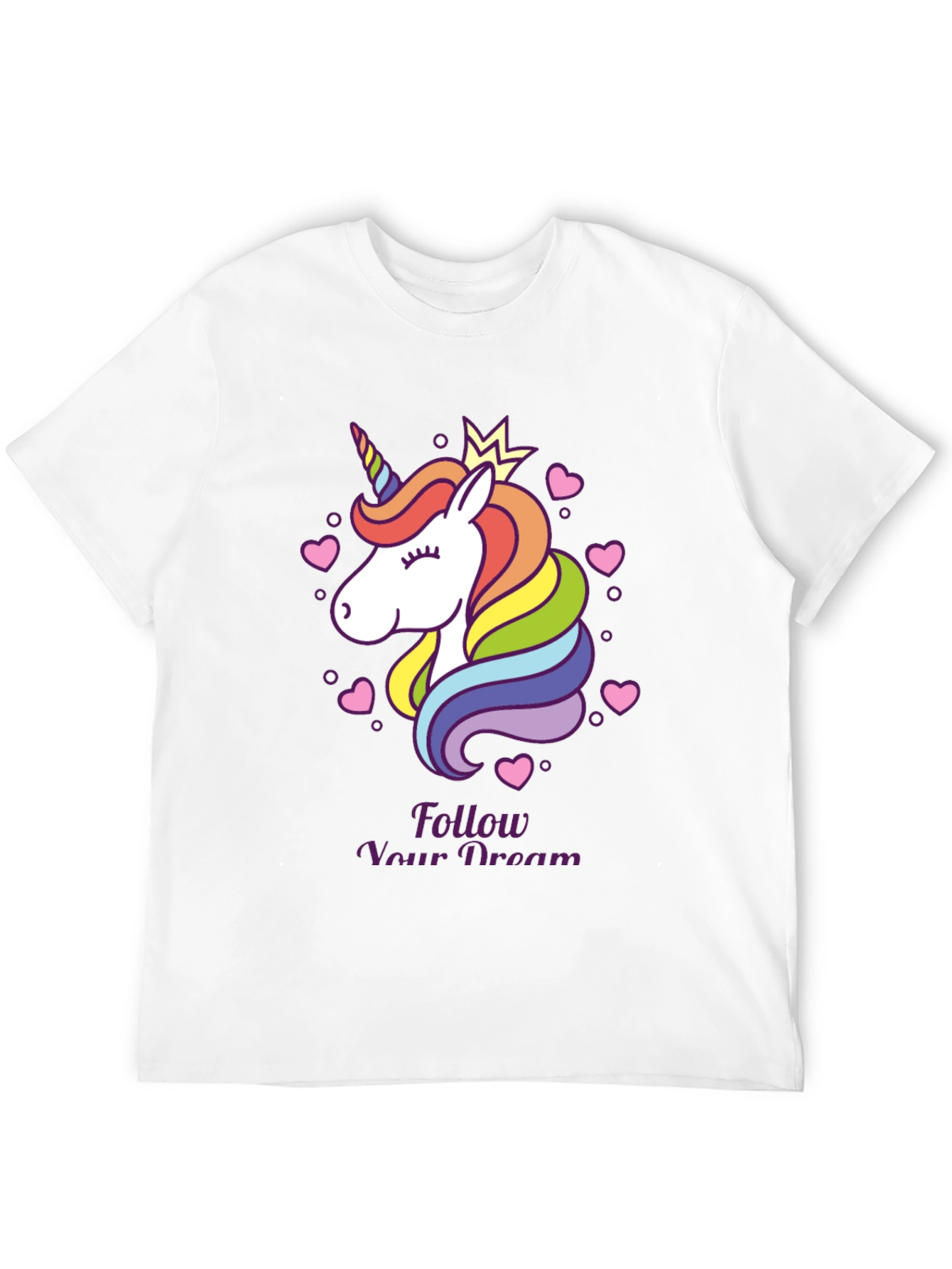 Black Unicorn Dream T-Shirt - Follow Your Dreams Tee view 12