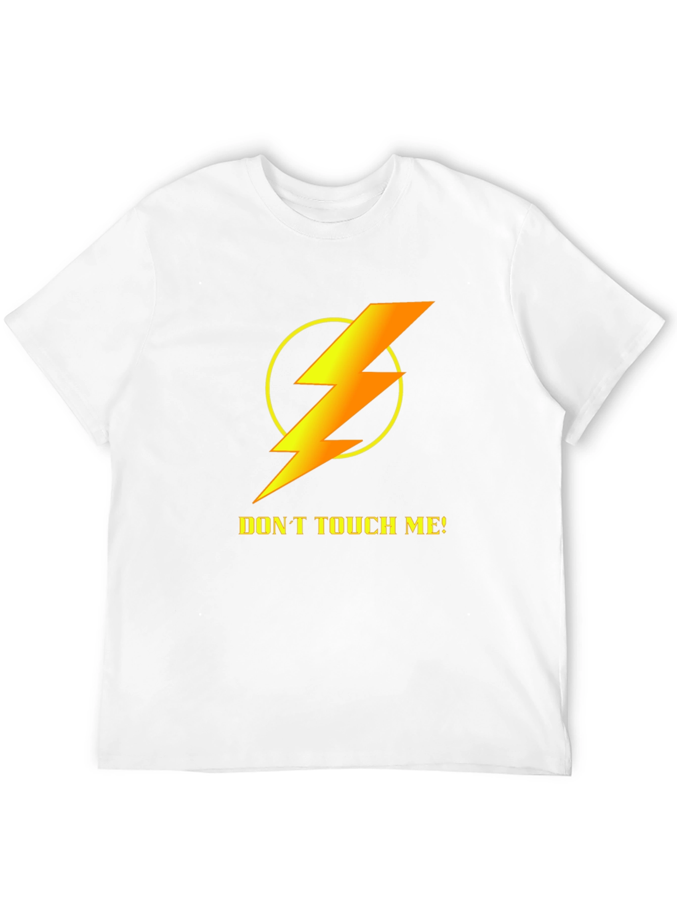Black Don't Touch Me Graphic T-Shirt view 12