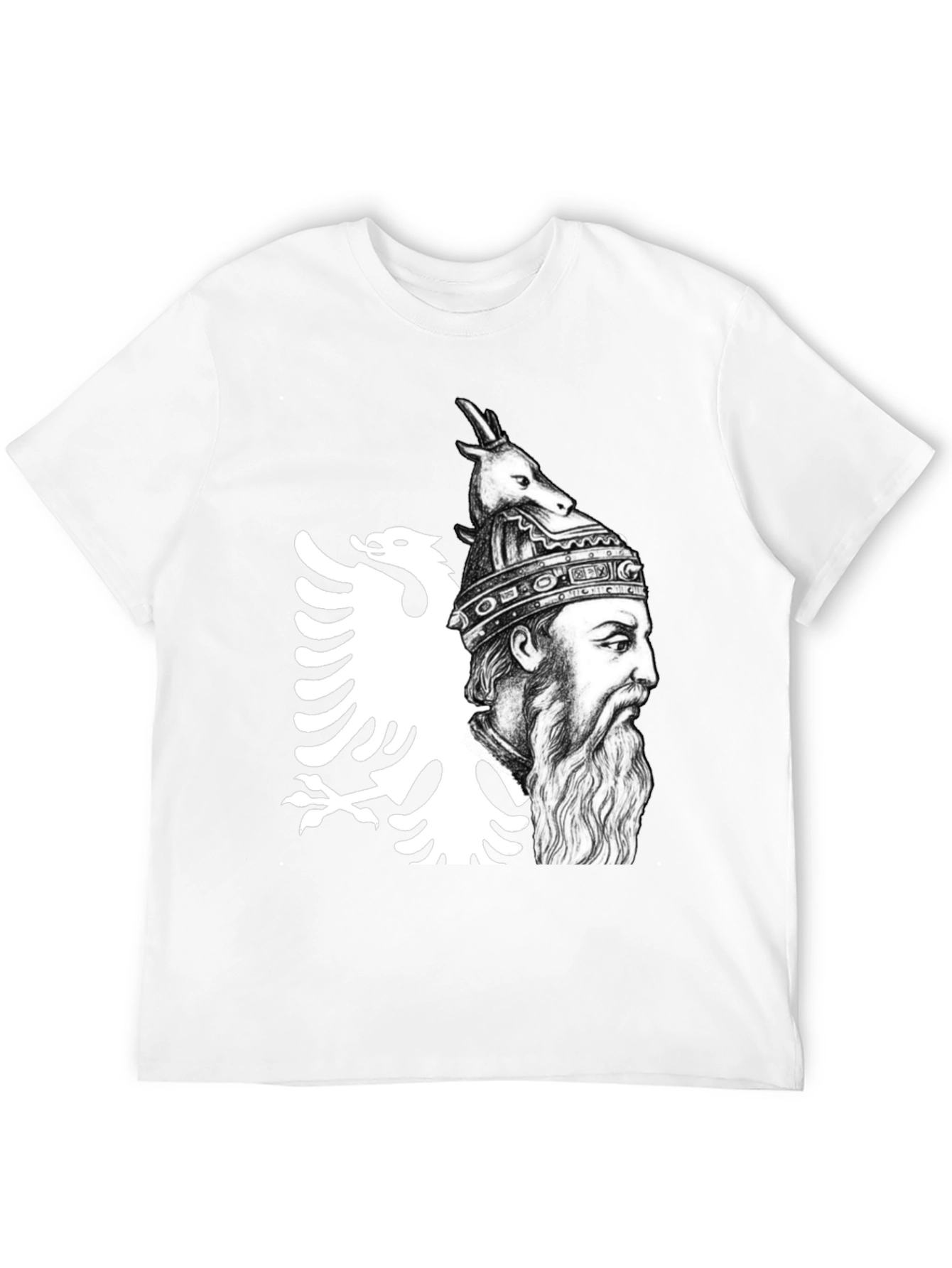 Albanian Hero Graphic T-Shirt - 12