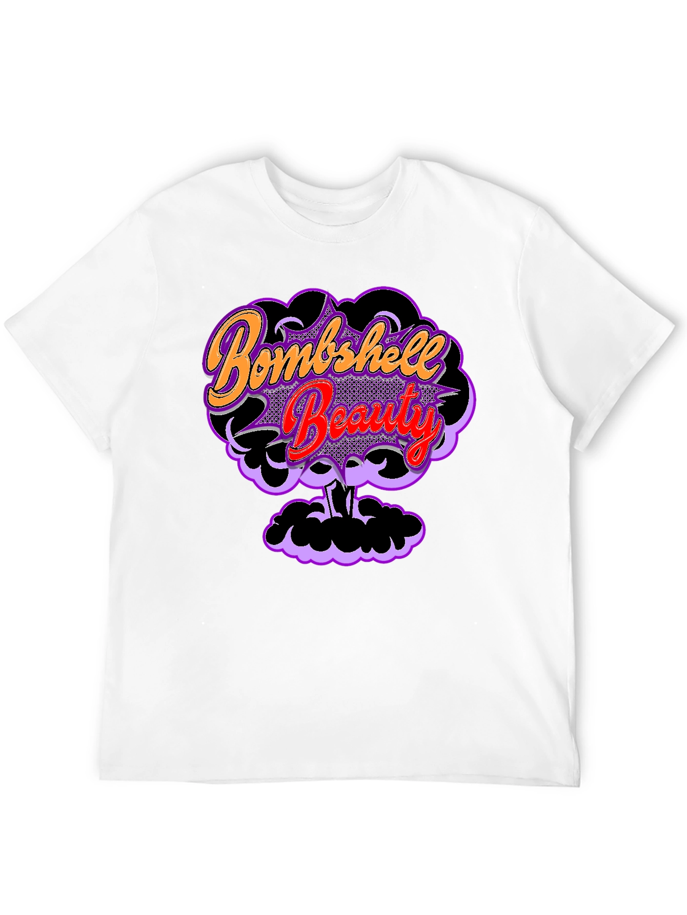 Black Bombshell Beauty Graphic T-Shirt view 12
