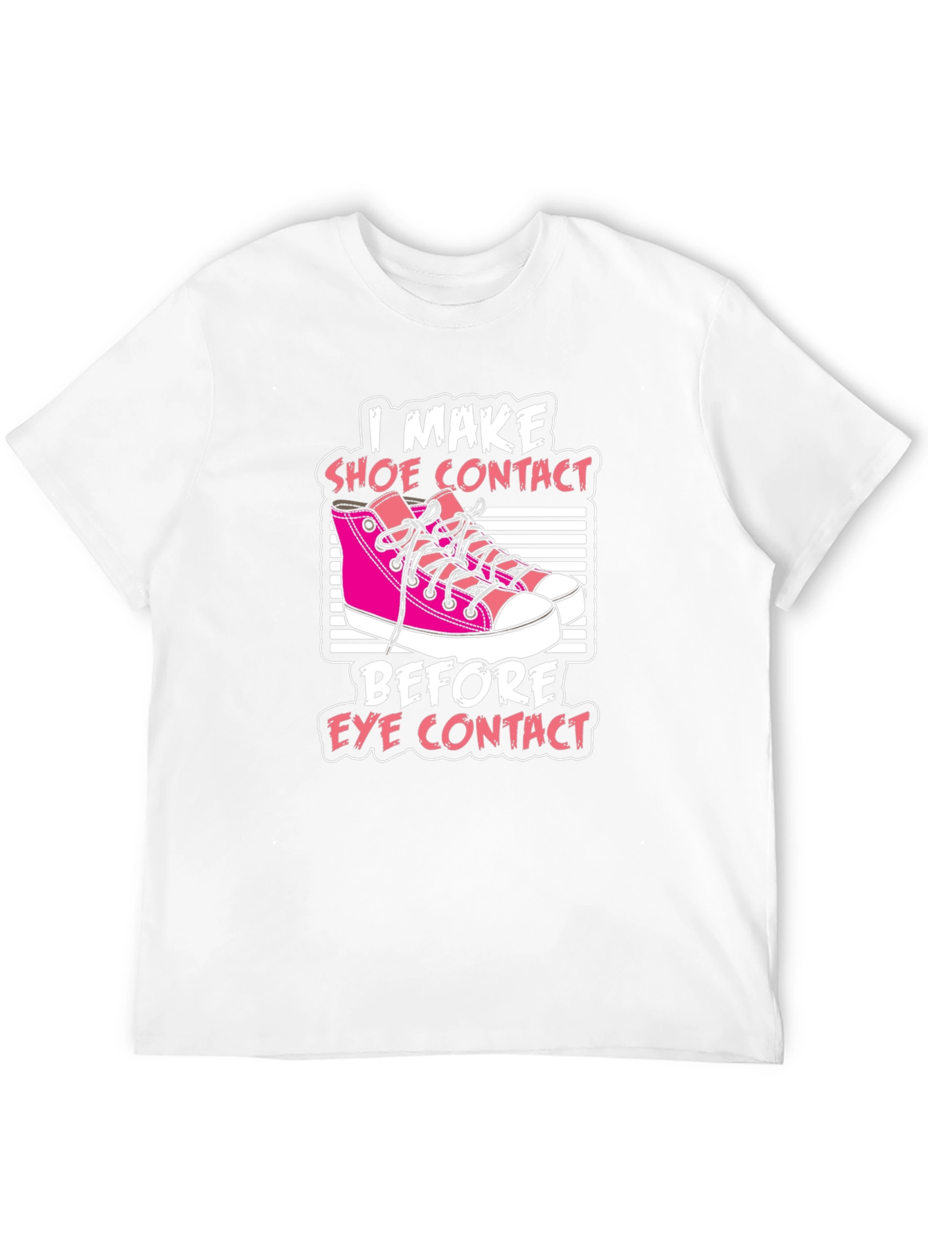 Black I Make Shoe Contact T-Shirt view 12