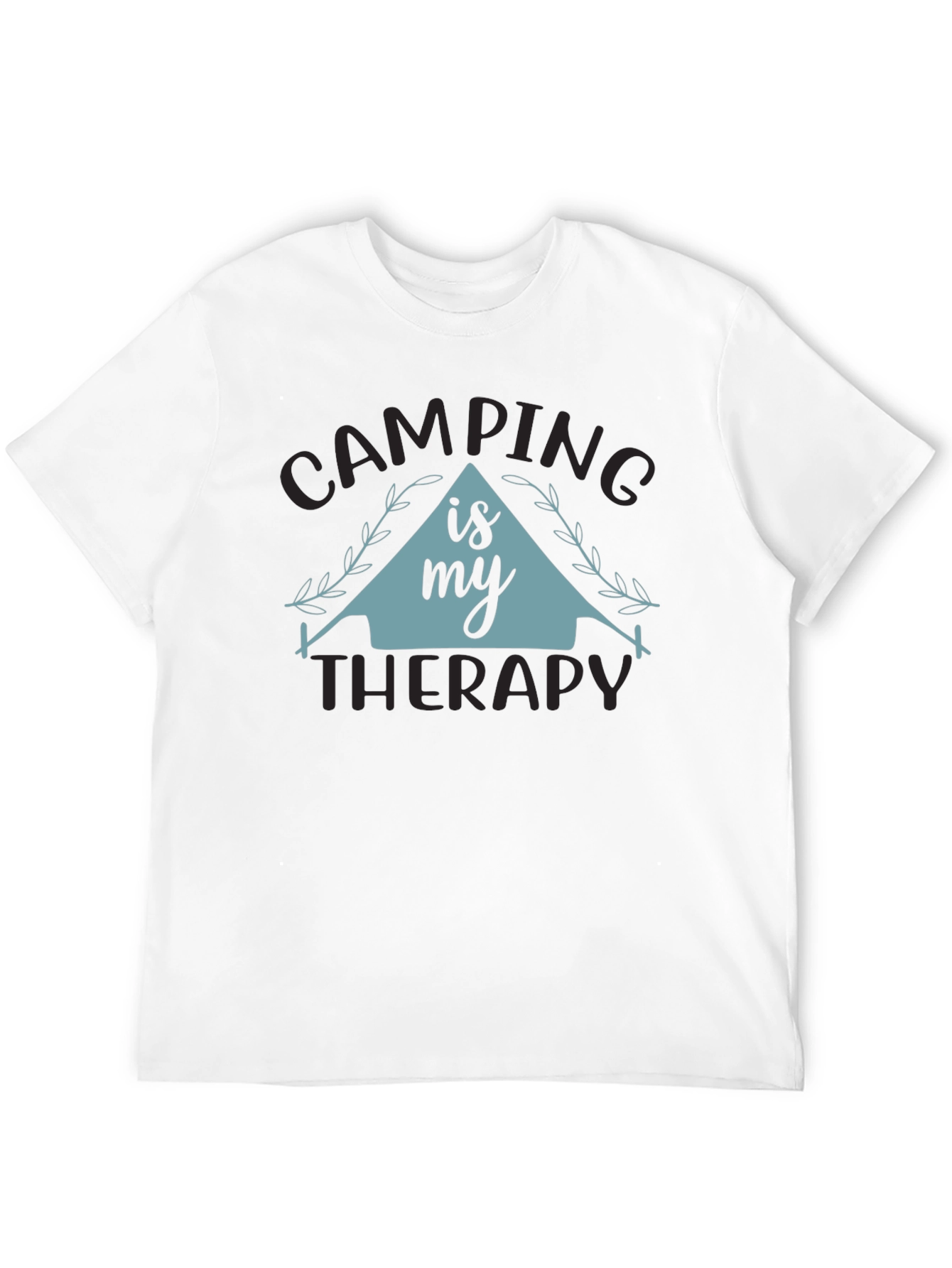 Black Camping is My Therapy Graphic Tee view 12