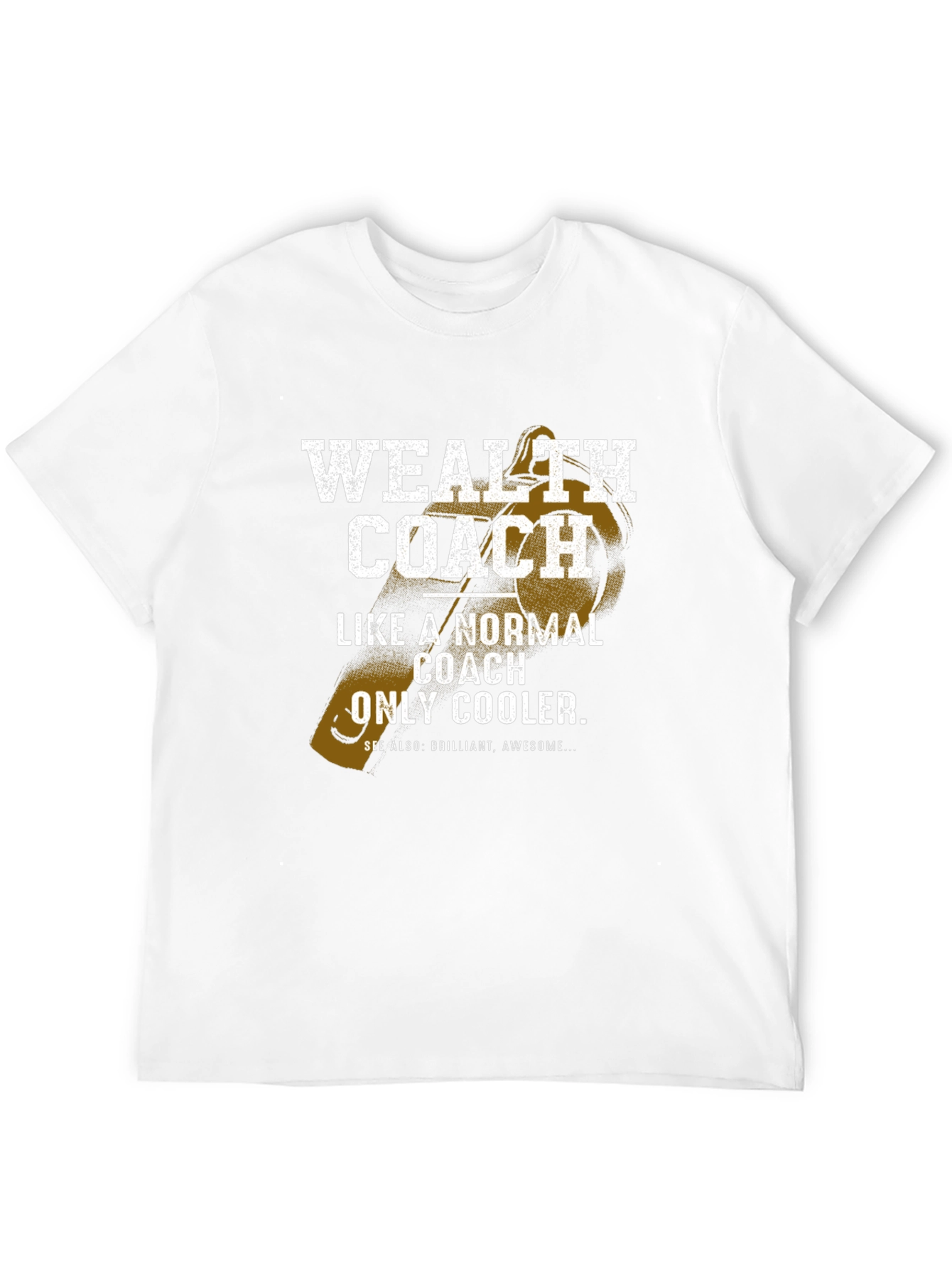 Black Wealth Coach Graphic T-Shirt - Funny, Cool Coaching Tee view 12