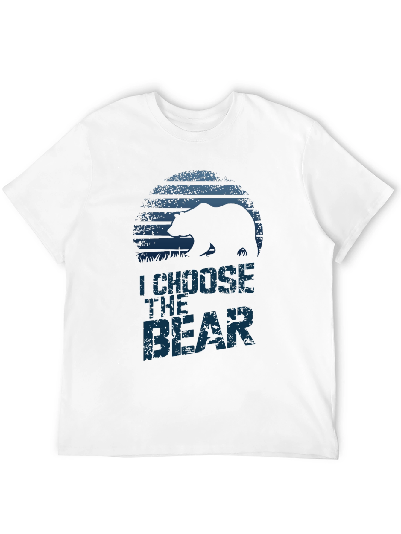 Black I Choose The Bear Graphic T-Shirt view 12
