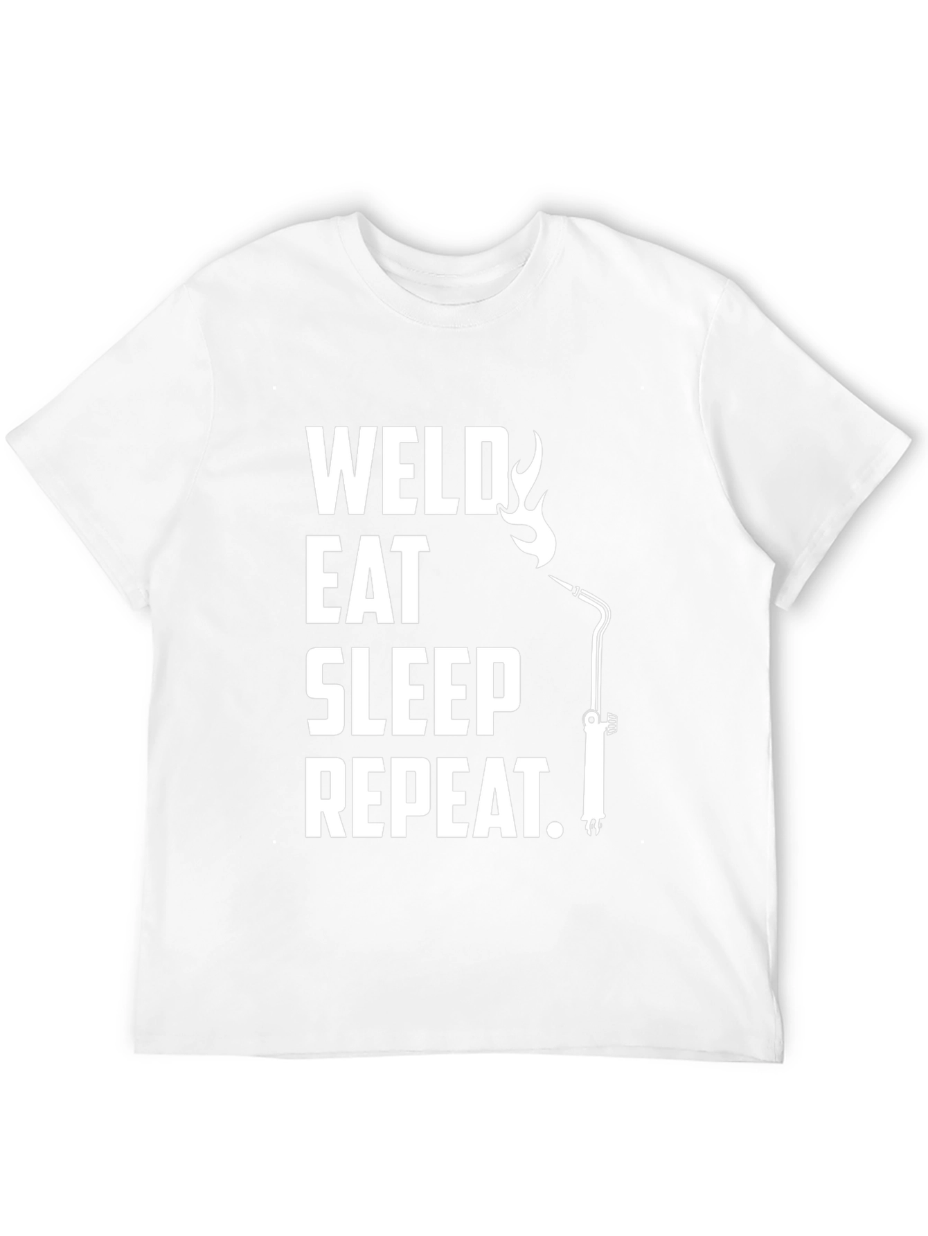 Black Weld, Eat, Sleep, Repeat Black T-Shirt view 12