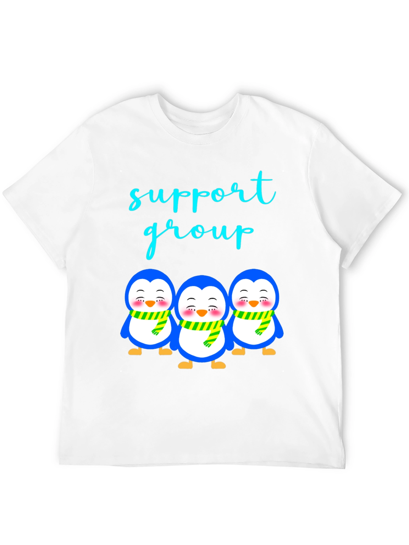Black Penguin Support Group T-Shirt view 12