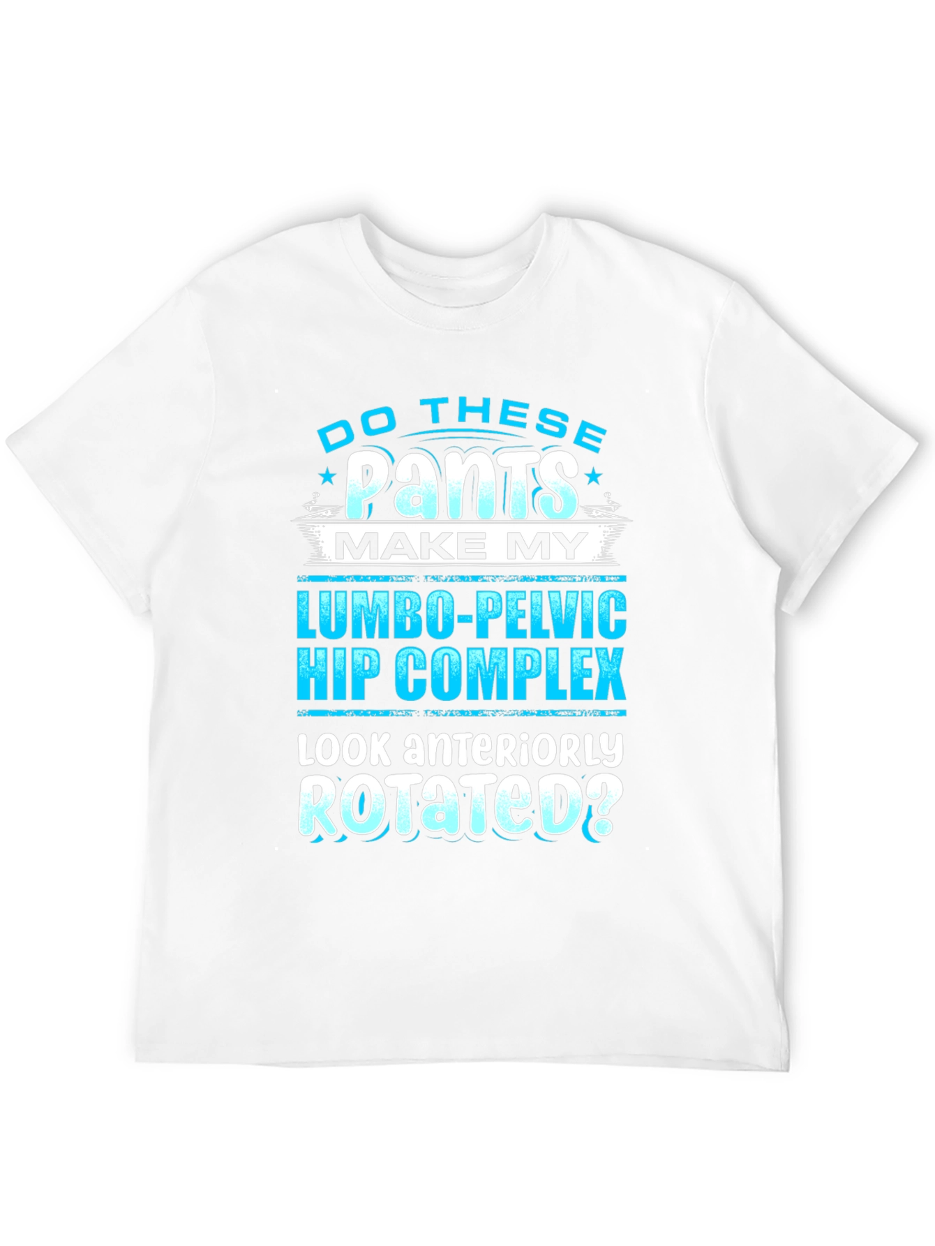 Black Funny Lumbo-Pelvic Hip Complex T-Shirt view 12