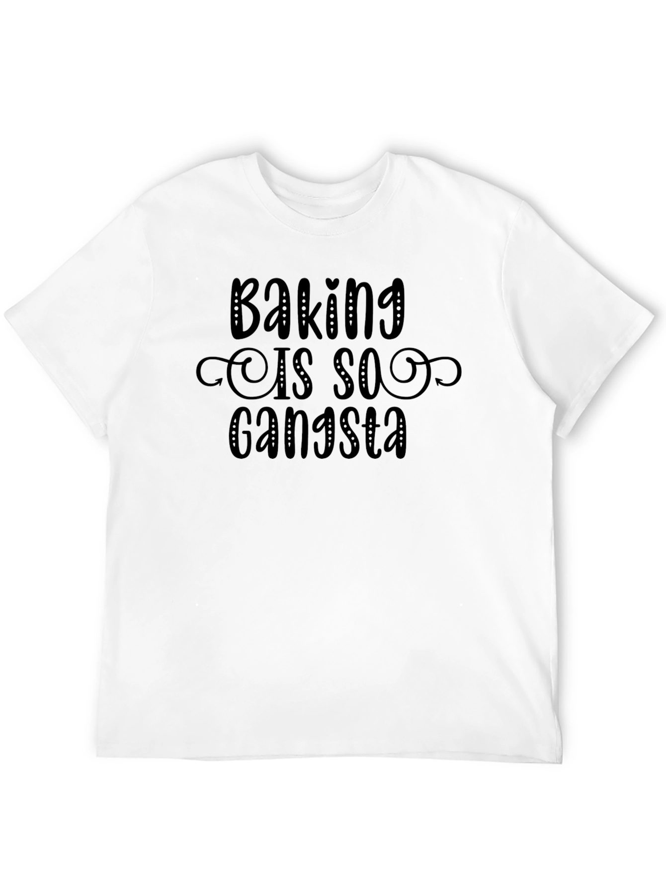 Black Baking is So Gangsta Graphic Tee view 12