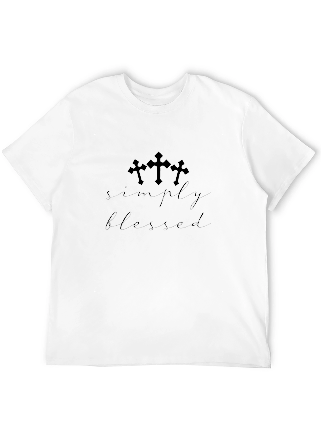 Black Simply Blessed Graphic T-Shirt - Black view 12