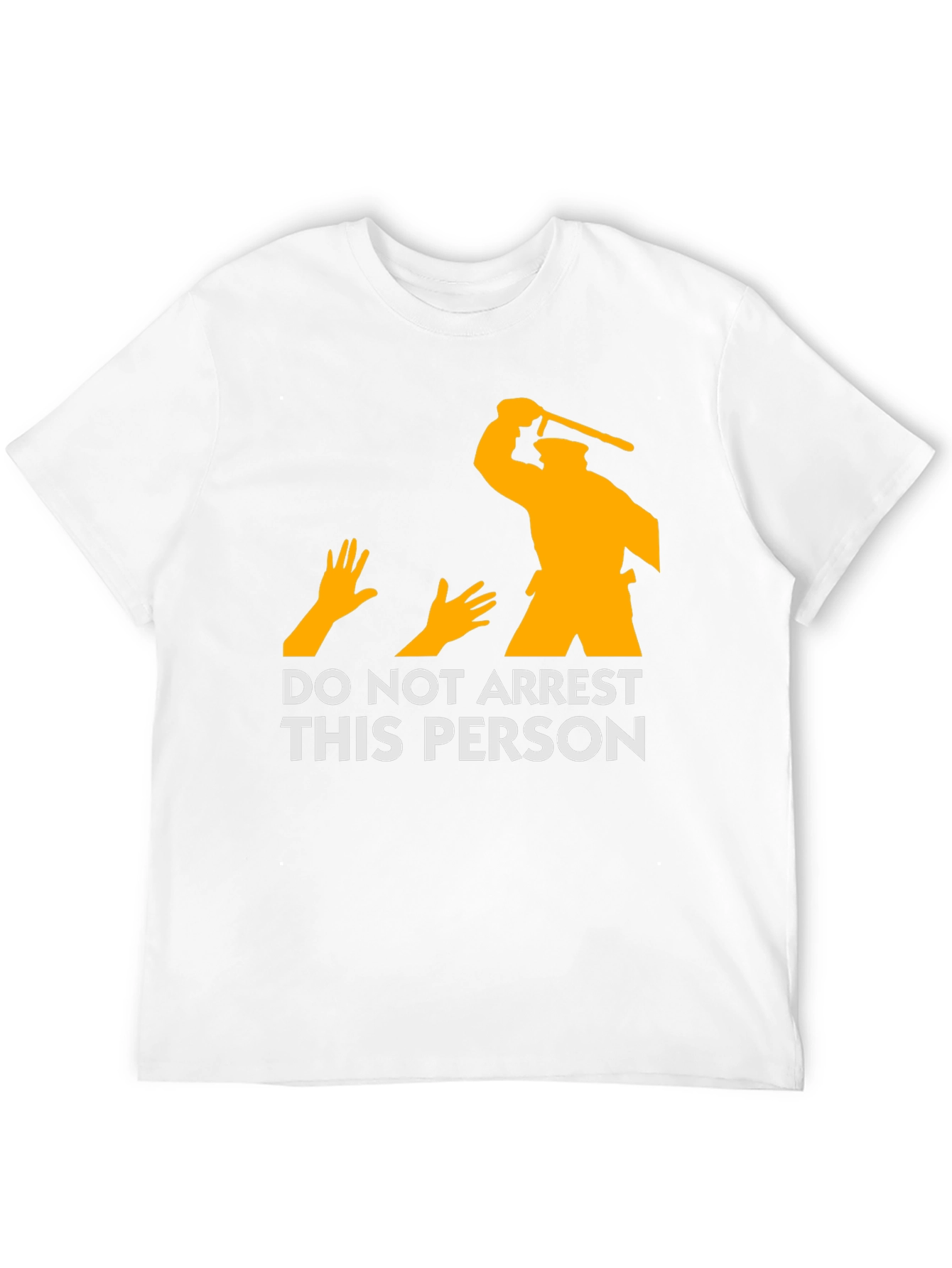 Black DO NOT ARREST THIS PERSON Graphic T-Shirt view 12