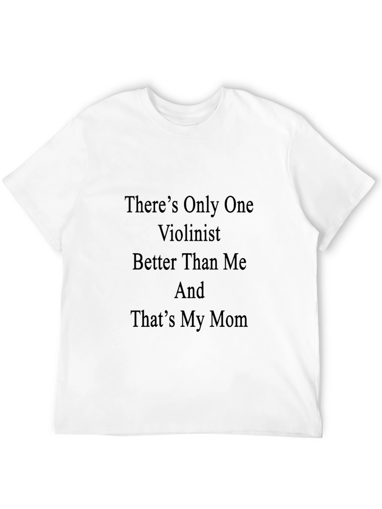 Black Violinist Mom Joke Black T-Shirt view 12
