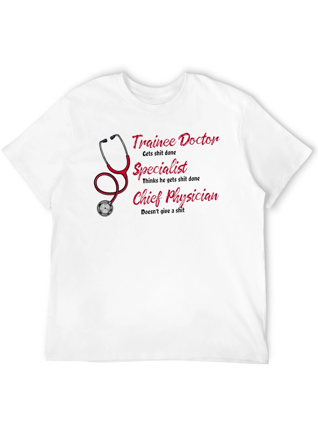 Black Funny Doctor T-Shirt - Physician Gift view 12