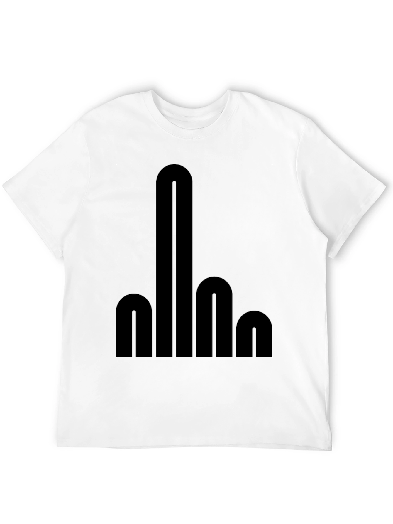 Black Bold Statement T-Shirt view 12