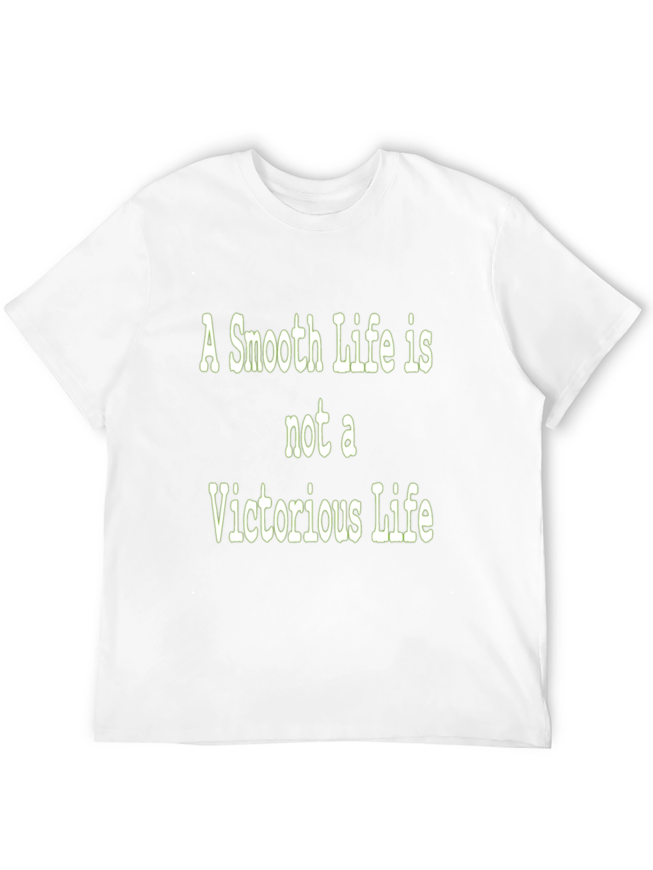 Black Motivational T-Shirt: Smooth Life Victorious Life view 12