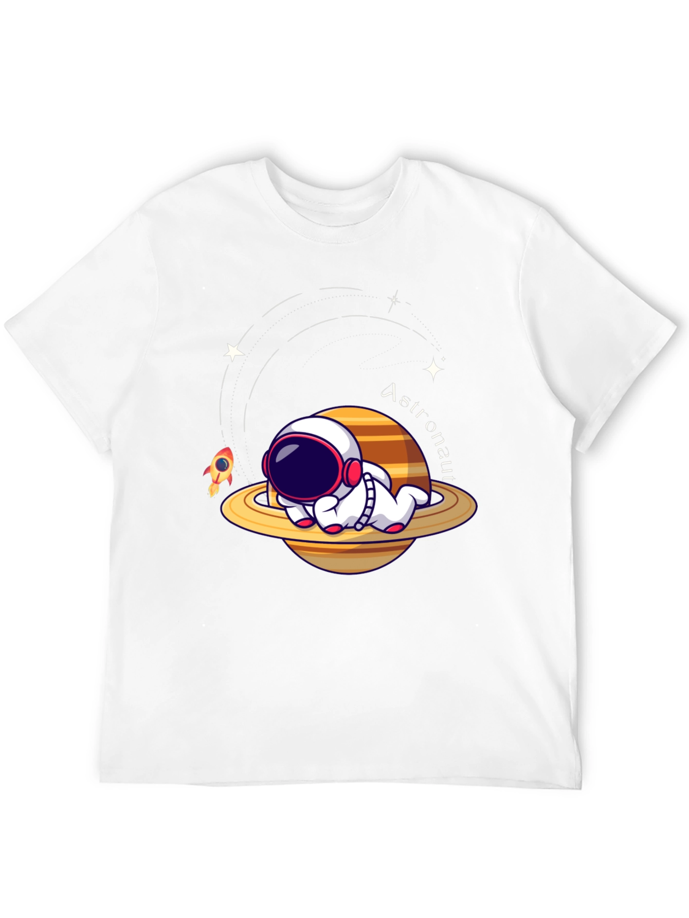 Black Cute Astronaut T-Shirt: Space Dreams Edition view 12