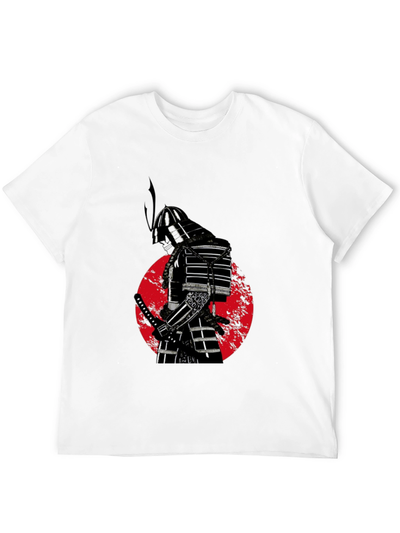 Black Samurai Warrior Graphic Tee view 12