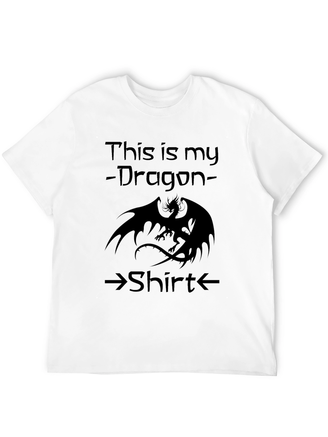 Black Dragon Shirt - This is My Dragon Shirt view 12