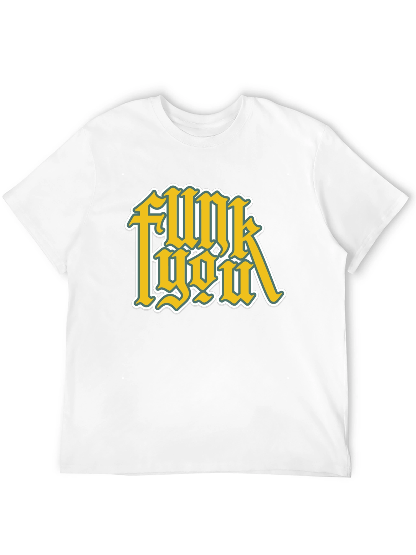 Black Funk You Graphic T-Shirt - Black Cotton Tee view 12