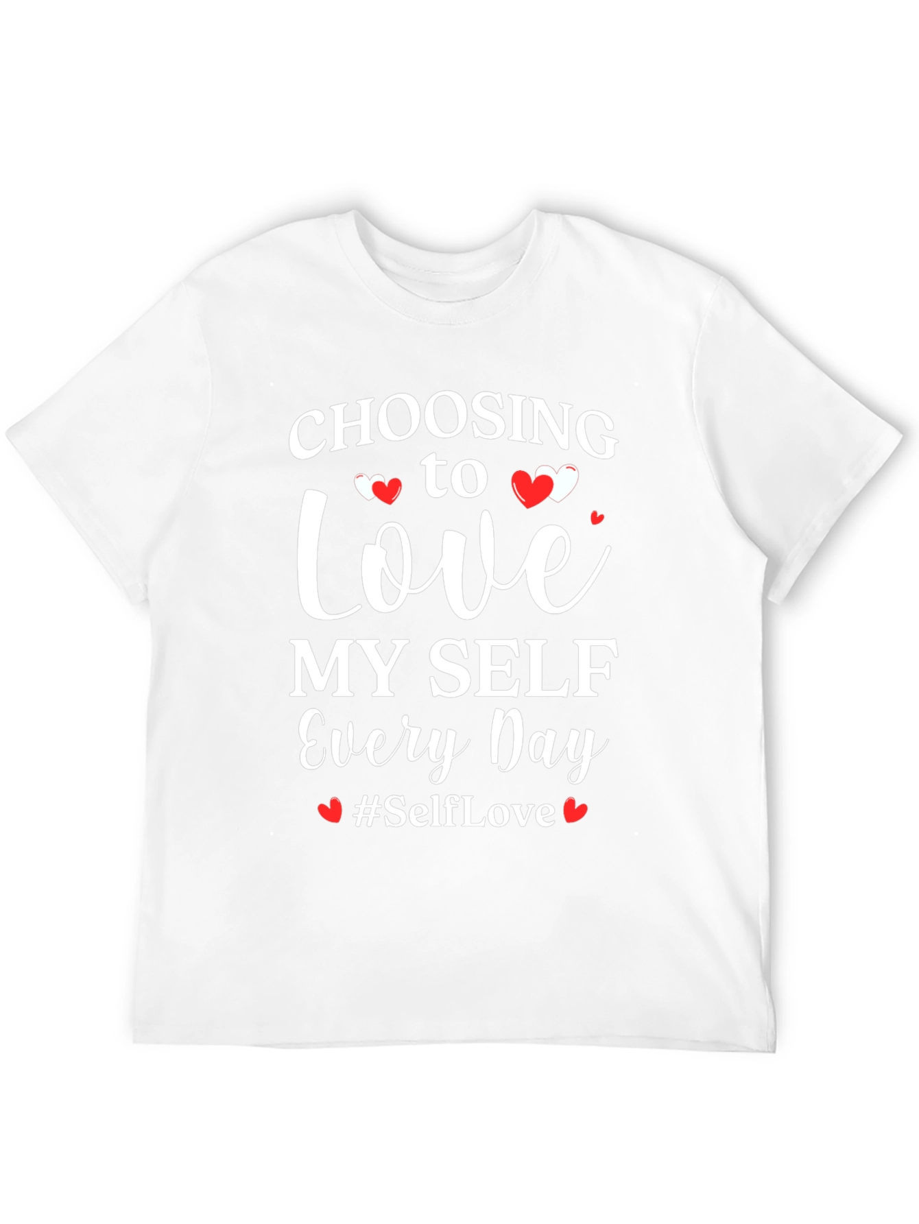 Black Choosing to Love Myself T-Shirt - Self Love Tee view 12