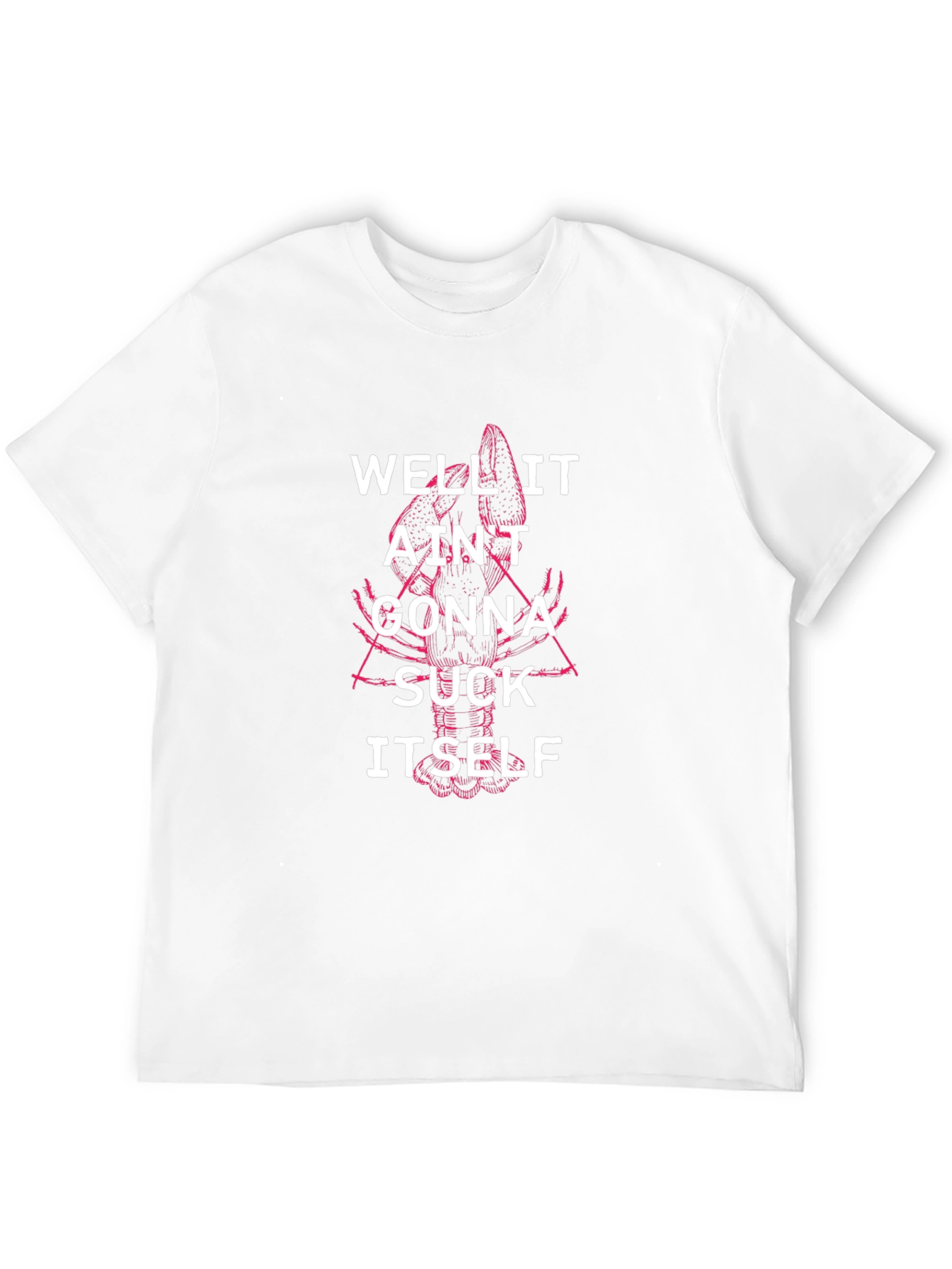 Black Well It Ain't Gonna Suck Itself Funny Black T-Shirt view 12