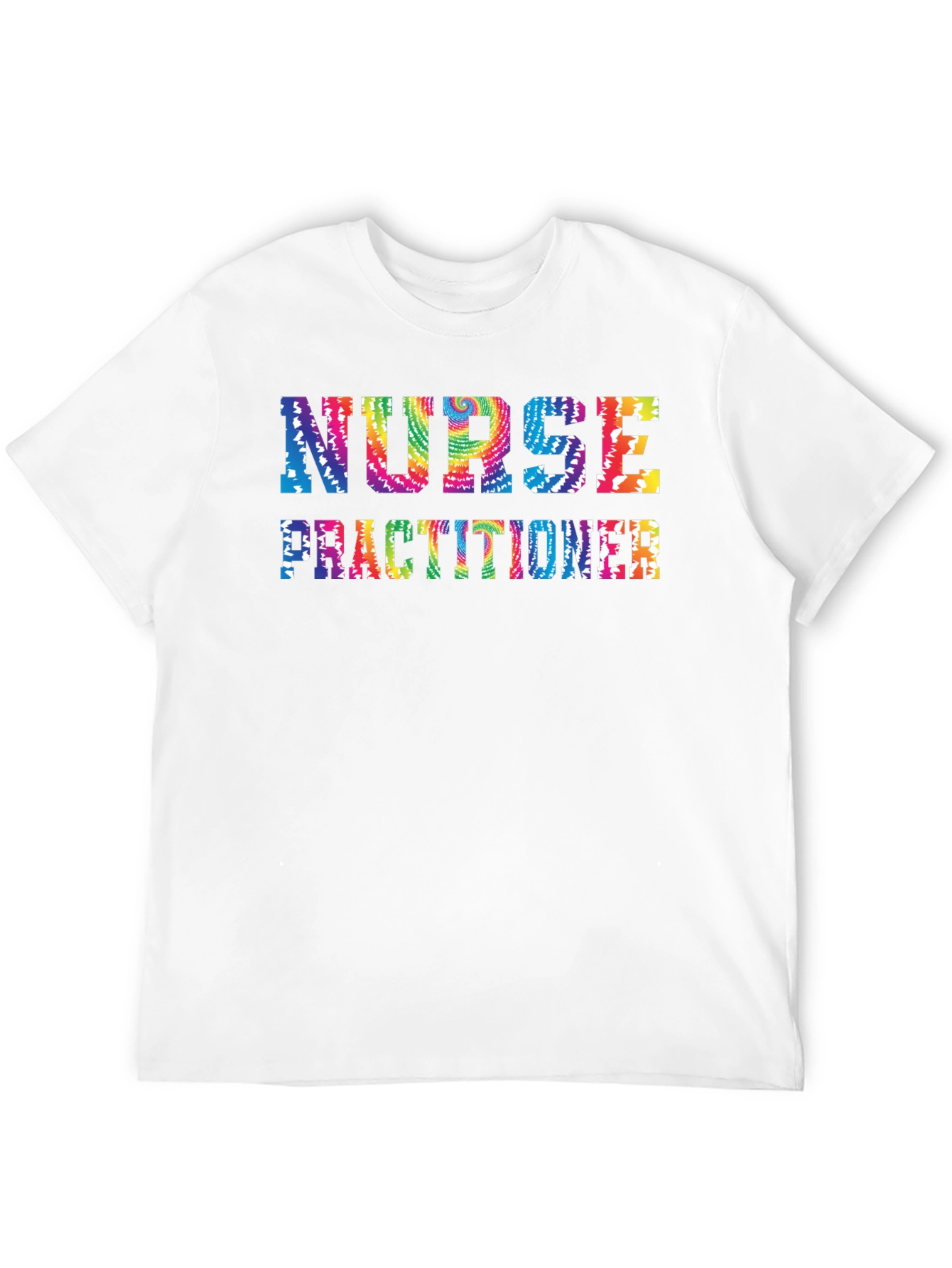 Black Nurse Practitioner Tie Dye T-Shirt Black view 12