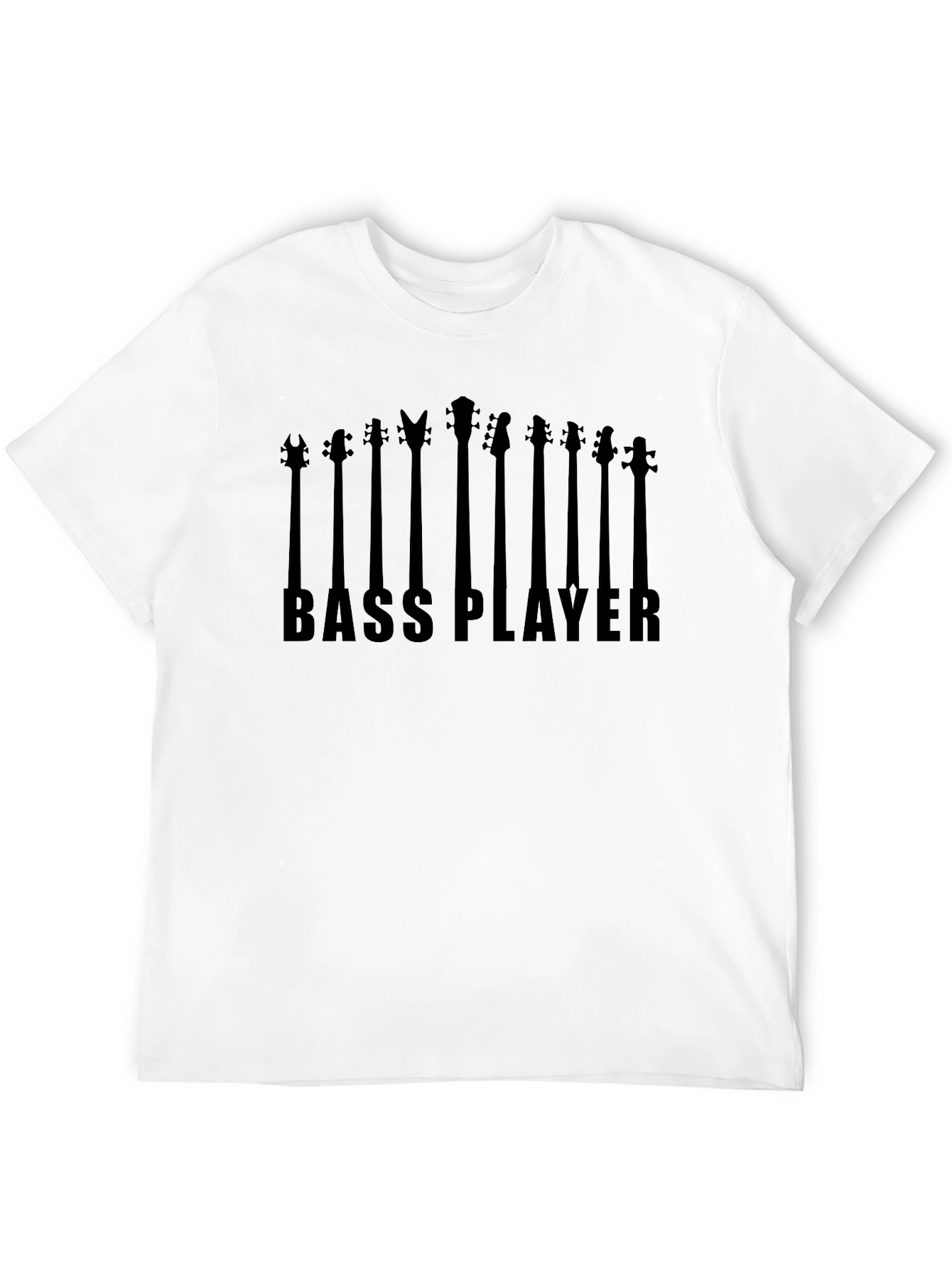 Black Bass Player T-Shirt - Music Lover Tee view 12