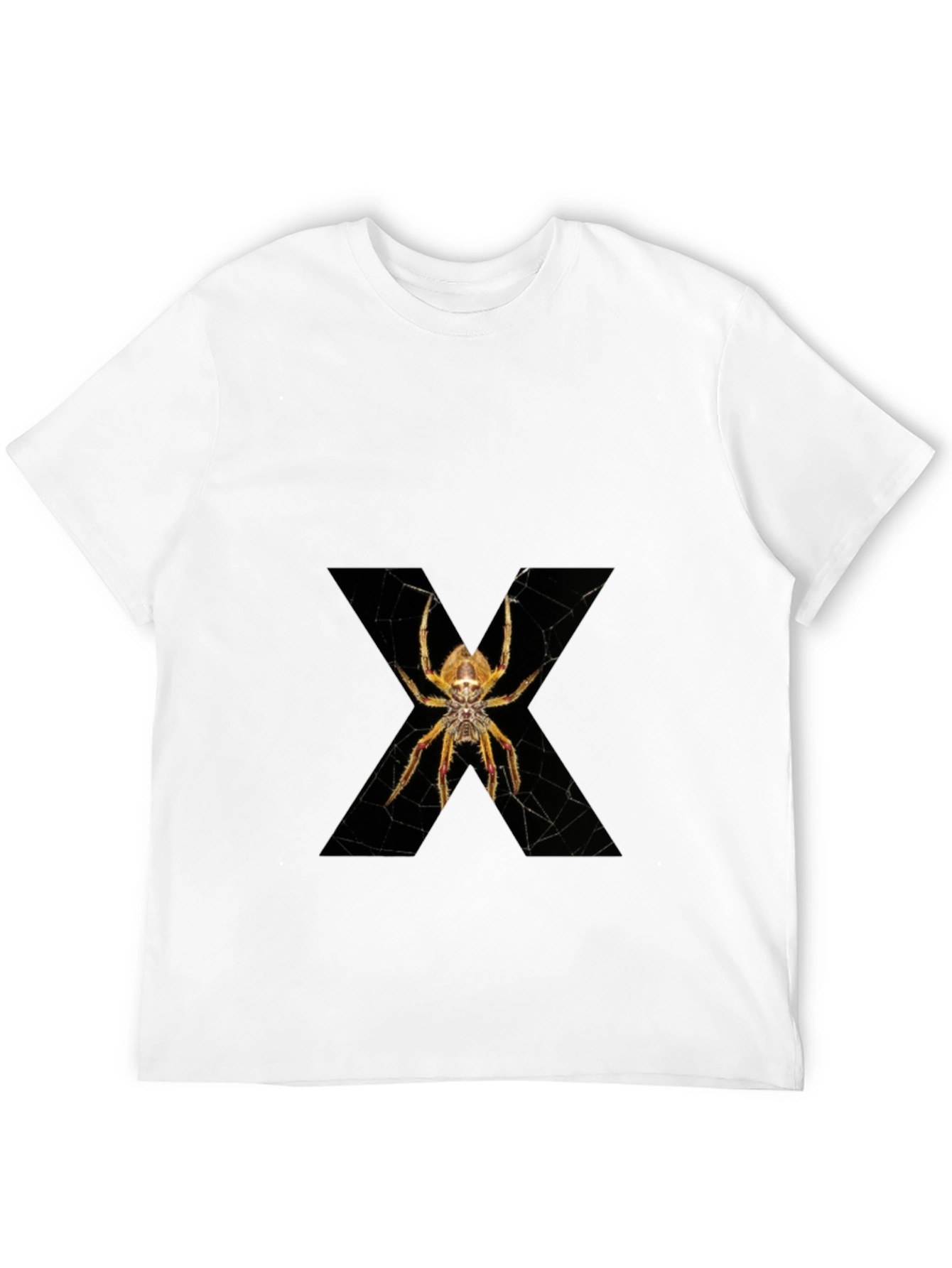 Black Spider X Graphic Tee - Men's Black Cotton T-Shirt view 12