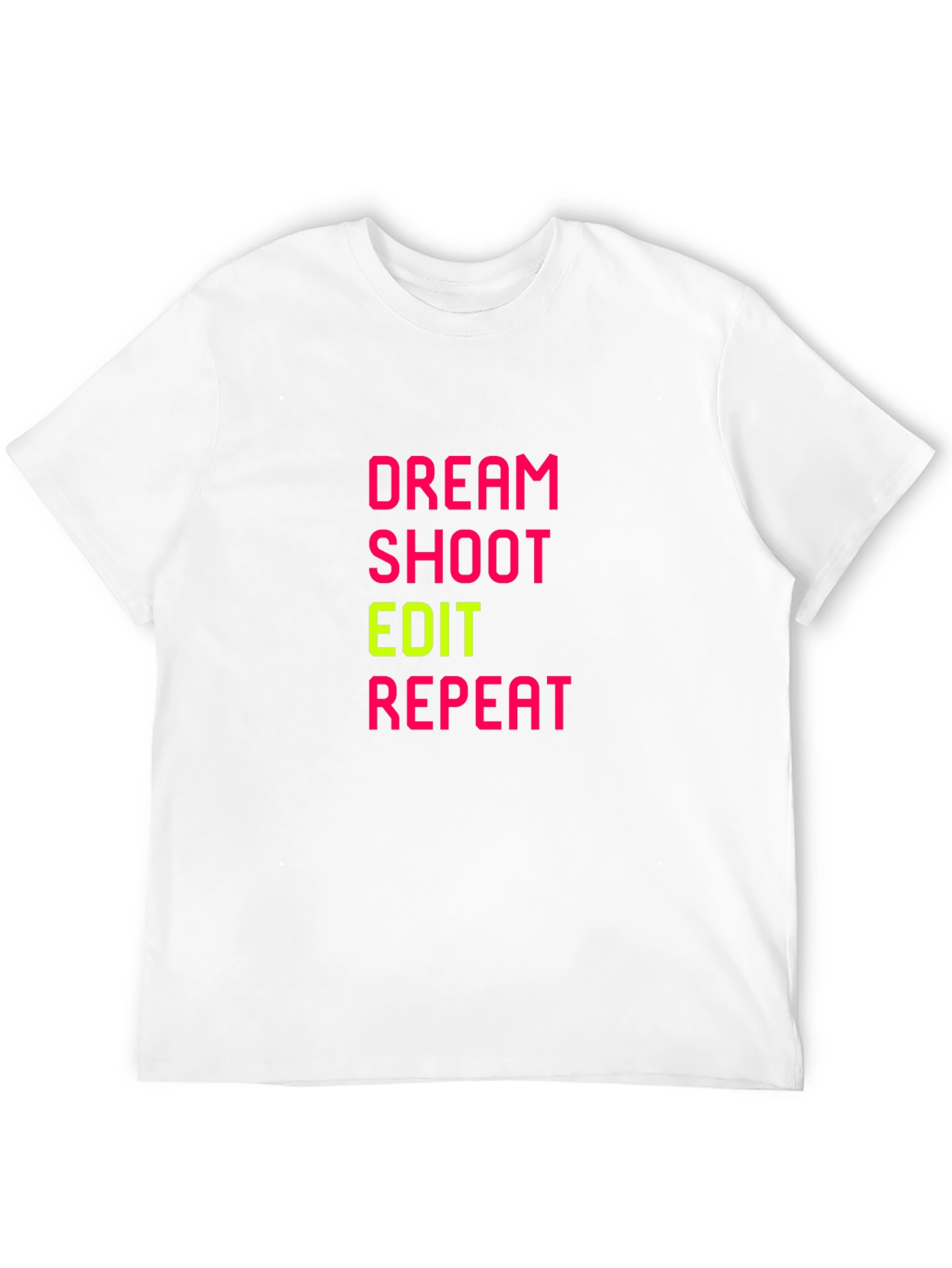 Black Dream Shoot Edit Repeat Graphic Tee - Black view 12