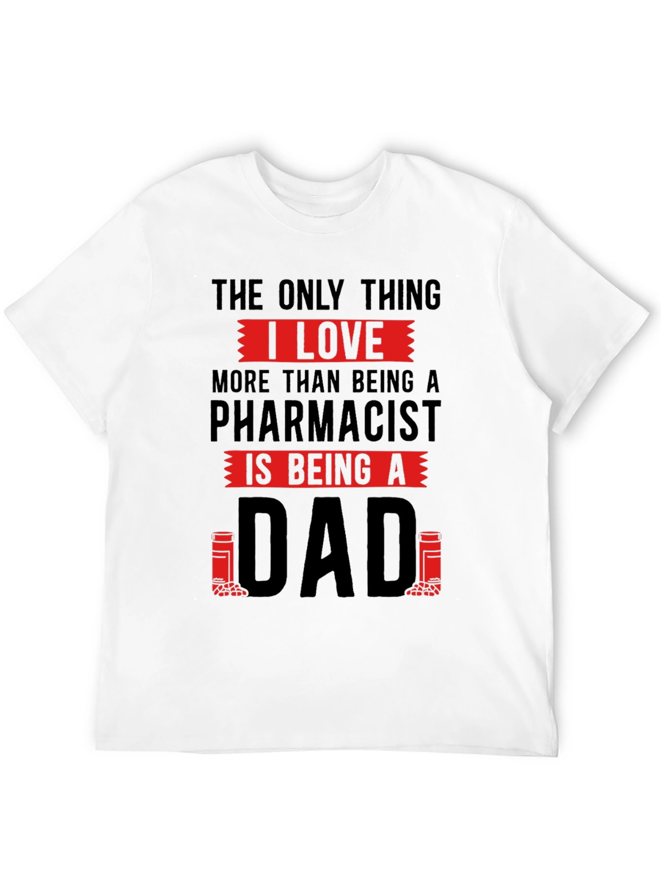 Black Pharmacist Dad T-Shirt - Love Being A Dad view 12
