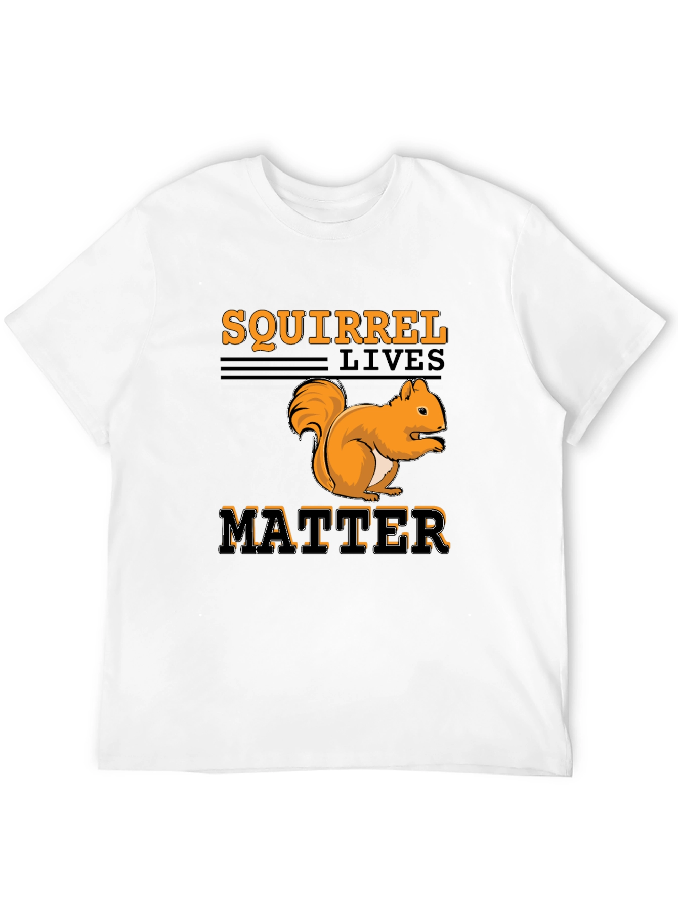 Black Squirrel Lives Matter Graphic T-Shirt view 12