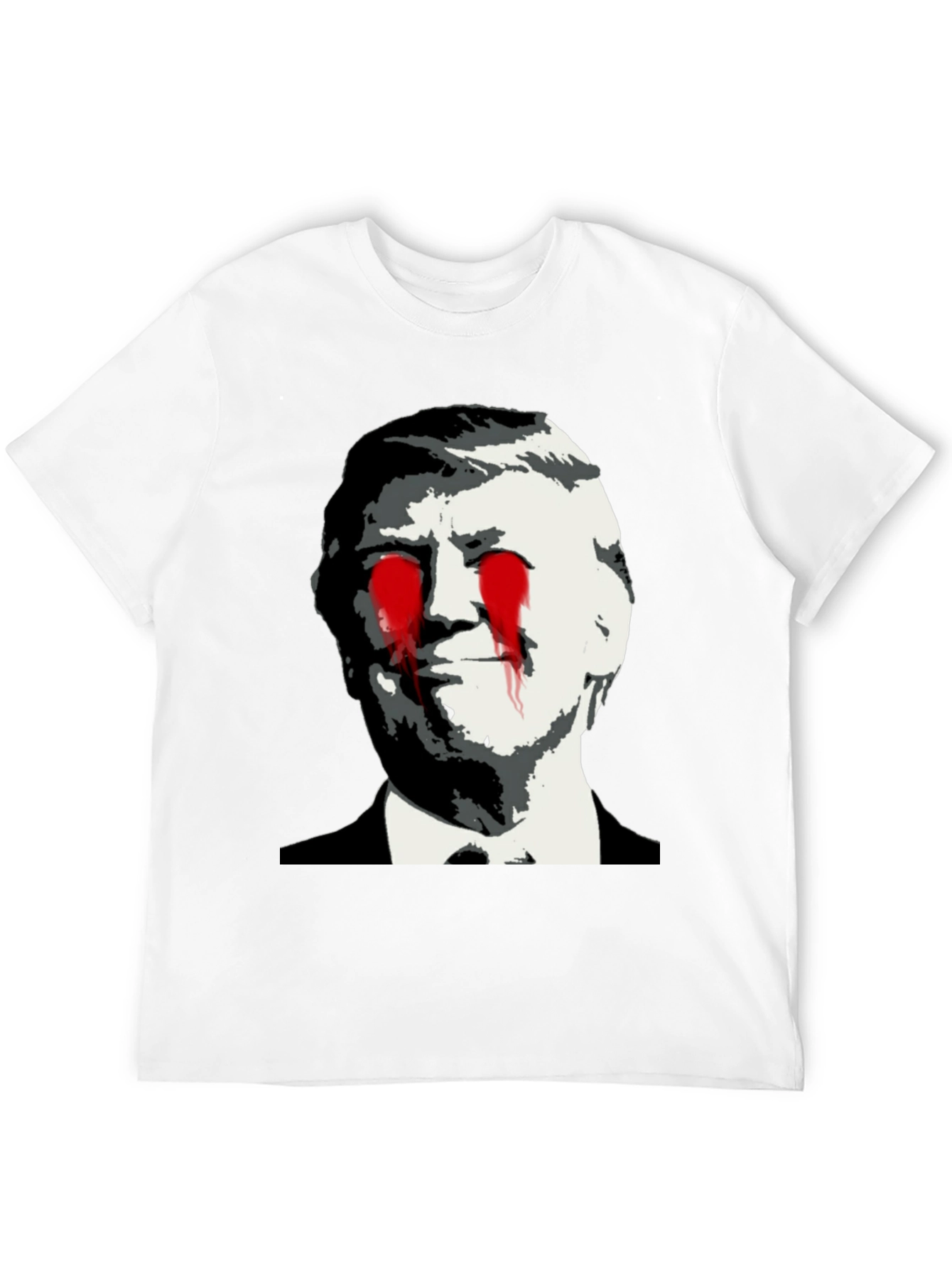 Black Political Statement T-Shirt - Graphic Design view 12
