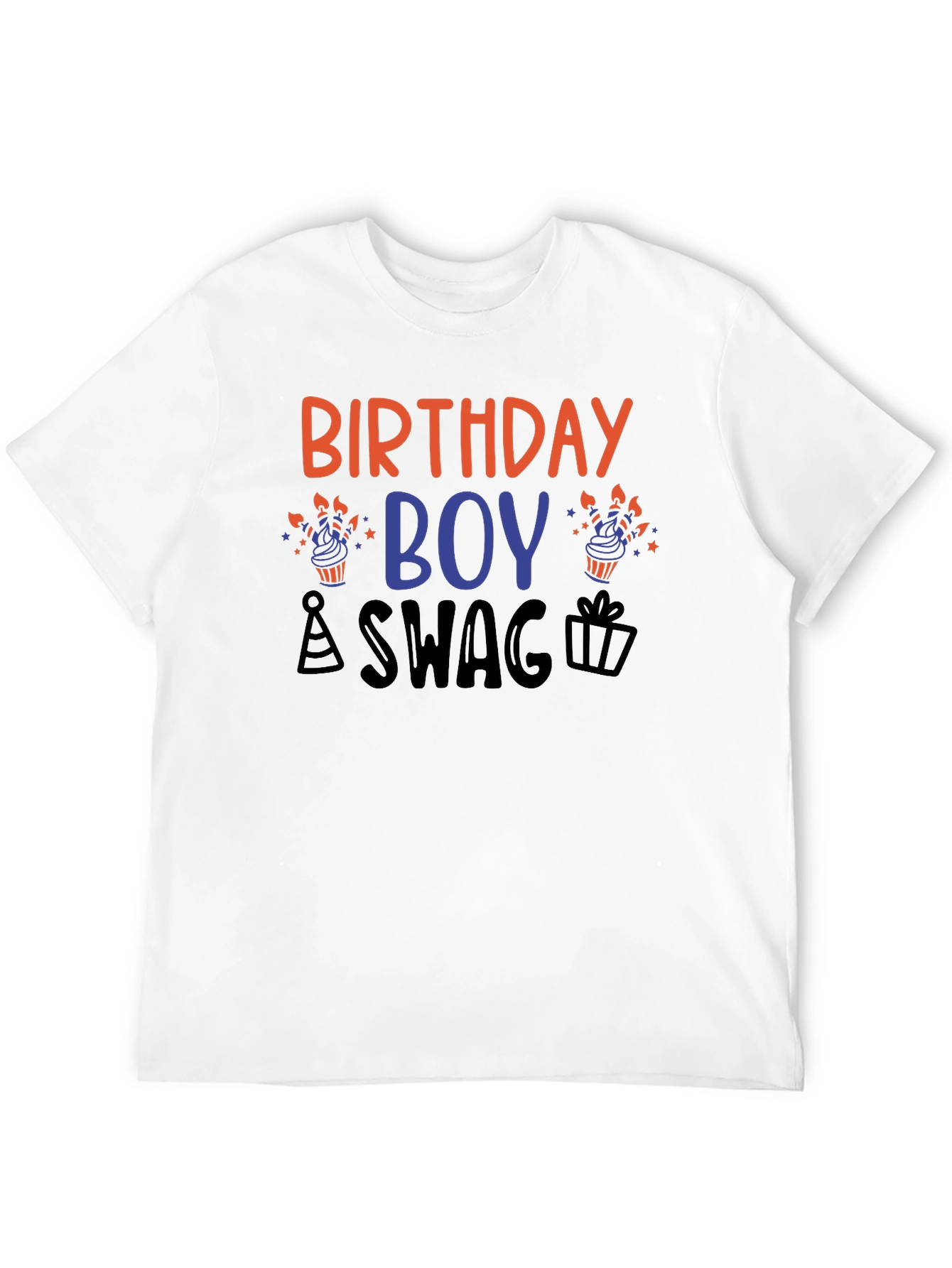 Black Birthday Boy Swag T-Shirt view 12