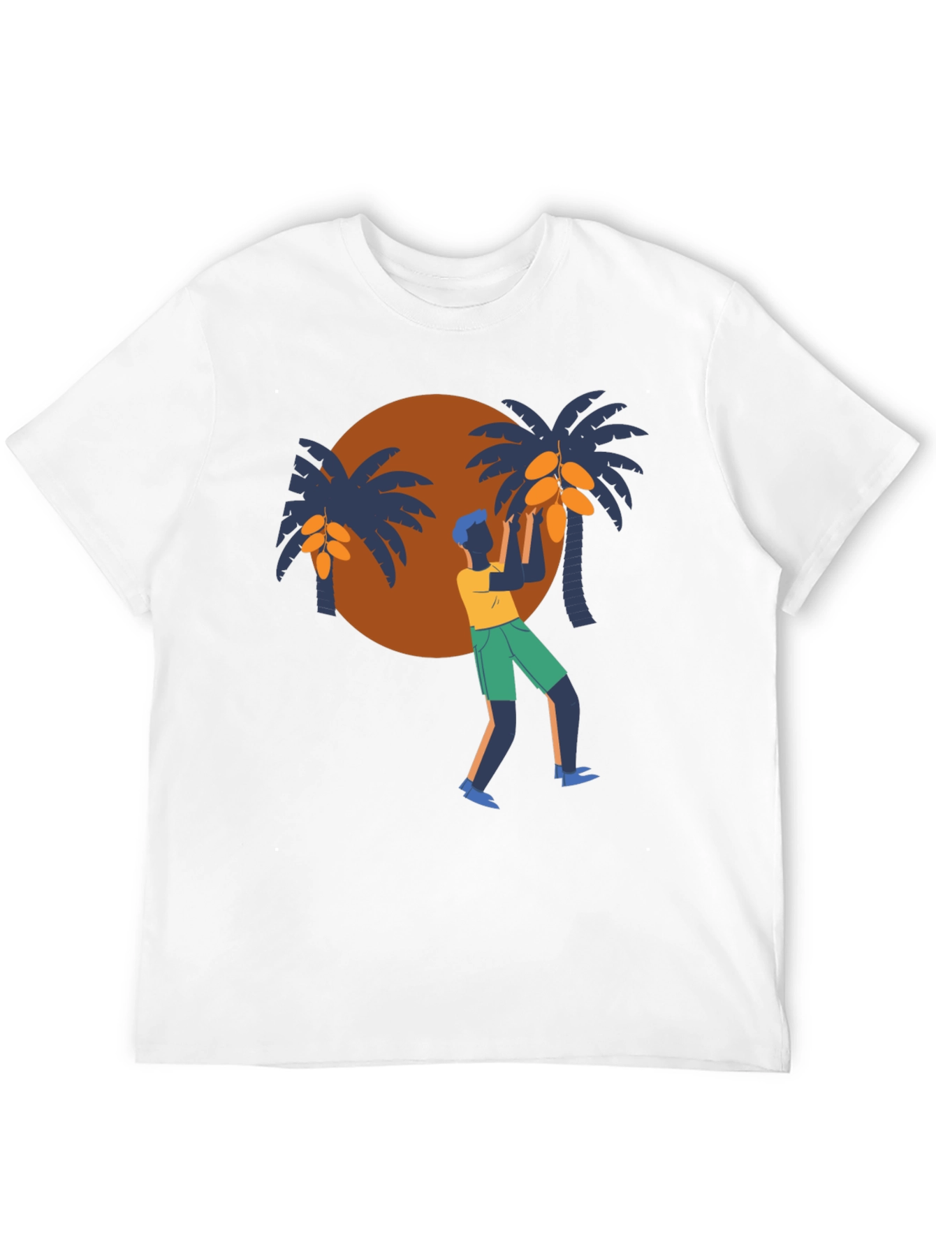 Black Tropical Harvest Black T-Shirt view 12