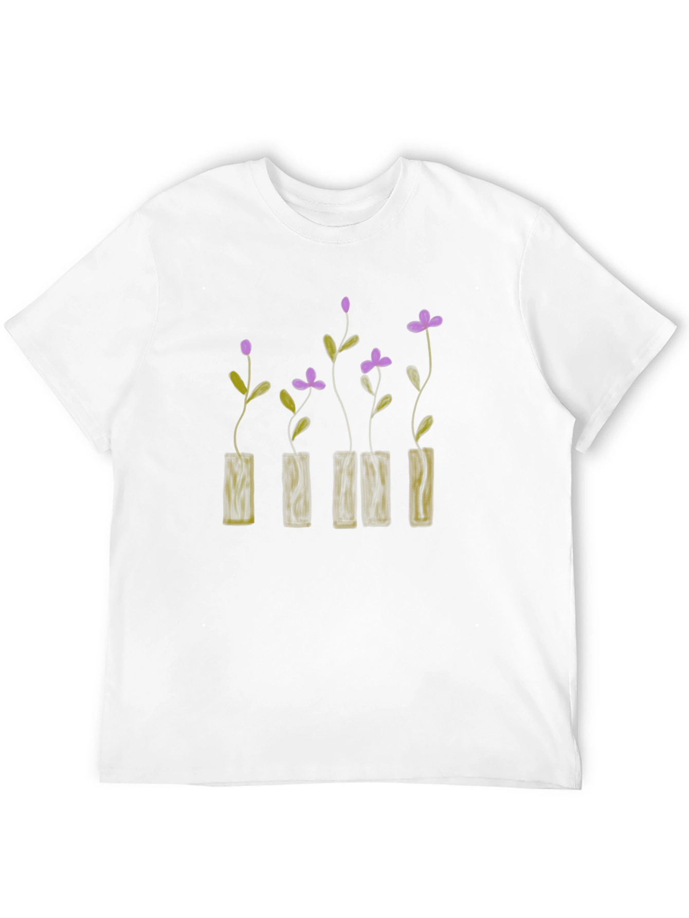 Black Floral Vase Graphic T-Shirt - Stylish & Unique Design view 12