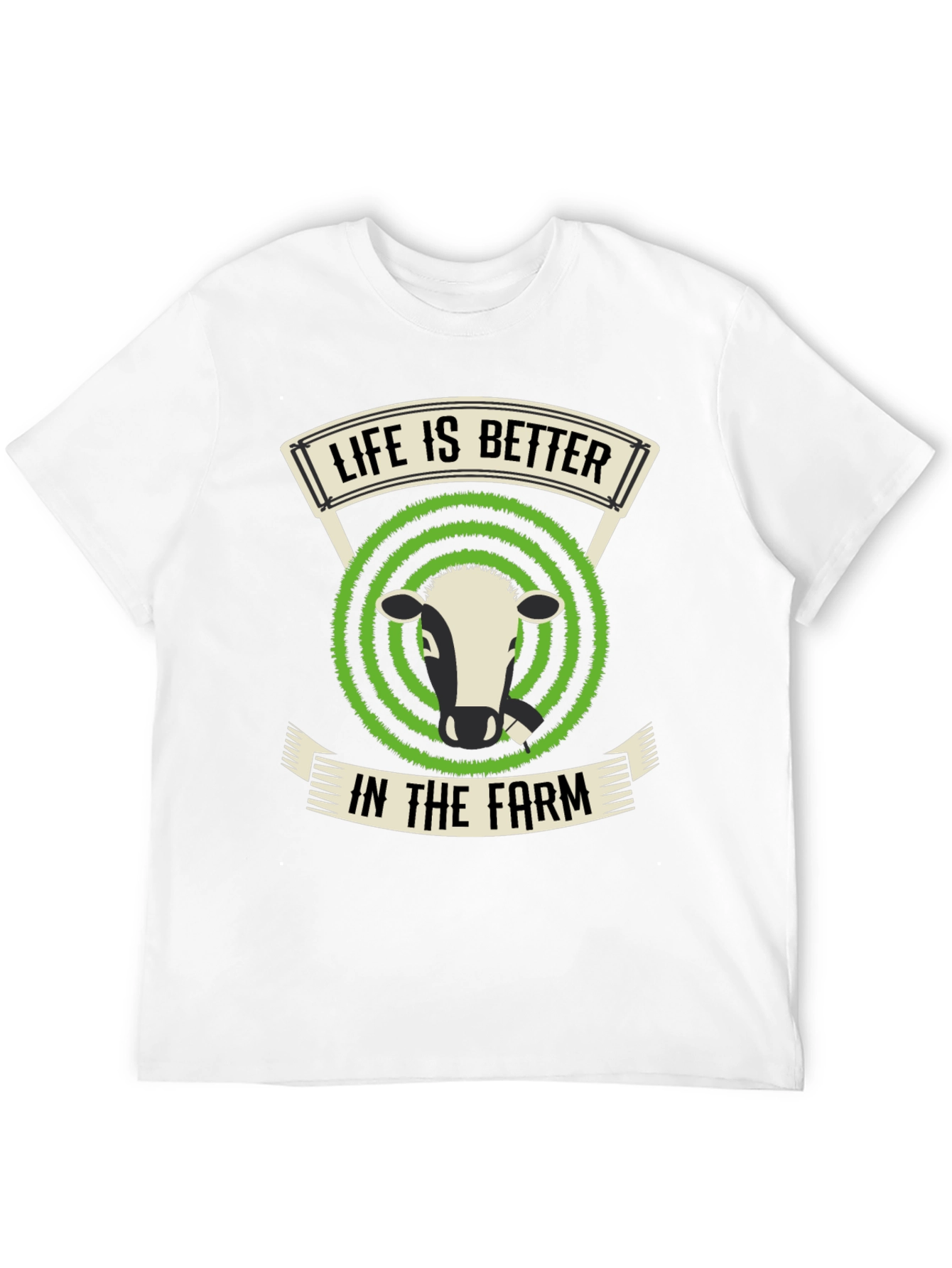 Black Life is Better in The Farm T-Shirt view 12