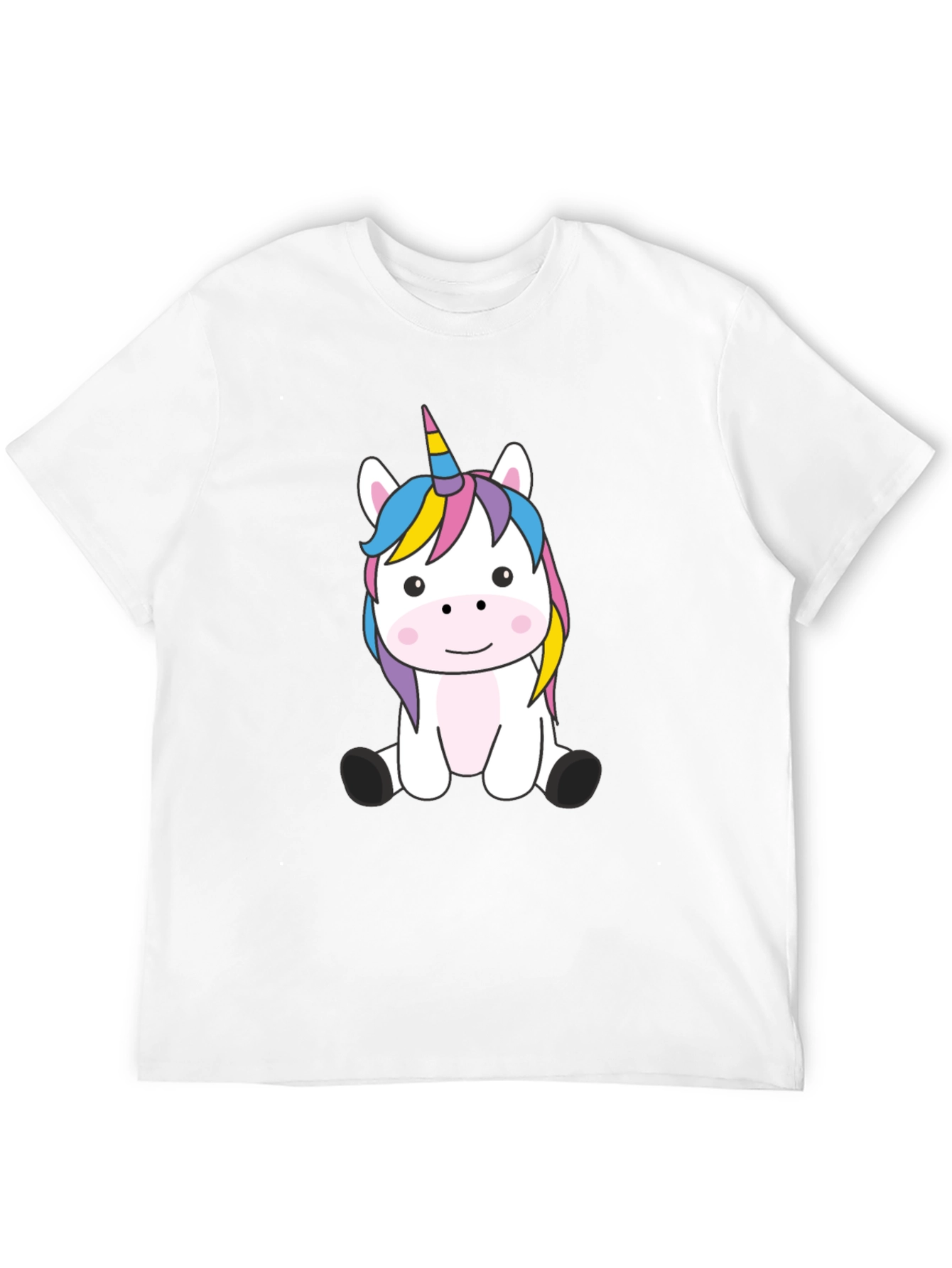 Black Unicorn Graphic Black T-Shirt view 12