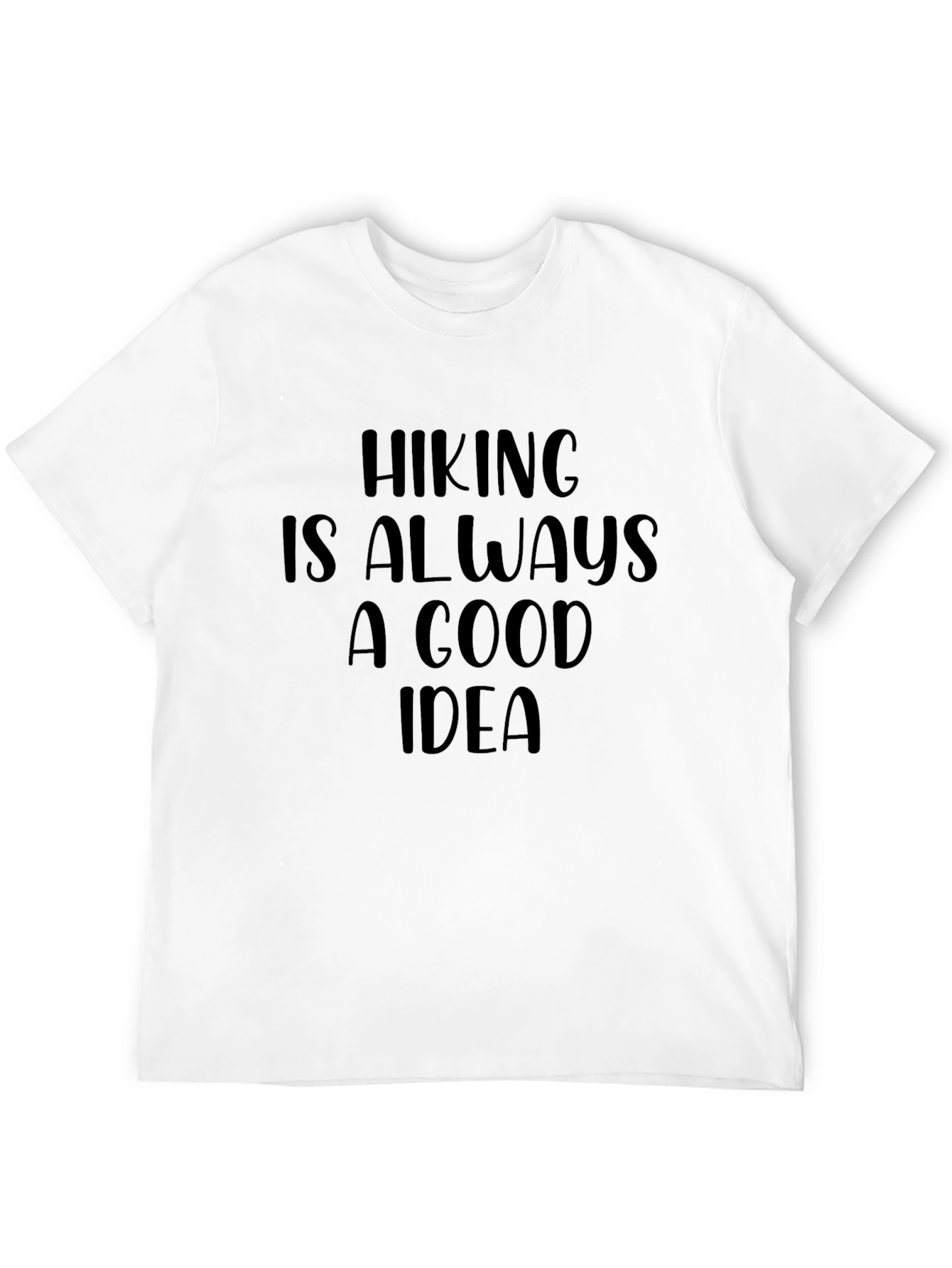 Black Hiking Is Always A Good Idea - Men's Black Graphic Tee view 12