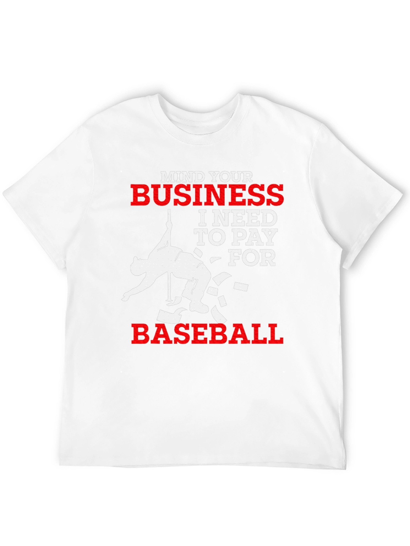 Black Mind Your Business Baseball T-Shirt view 12