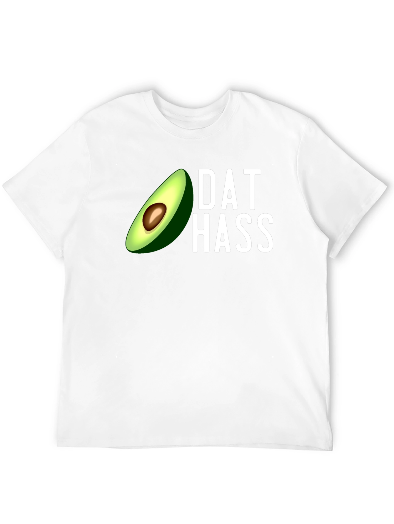 Black Dat Hass Avocado Graphic T-Shirt - Funny Trendy Tee view 12