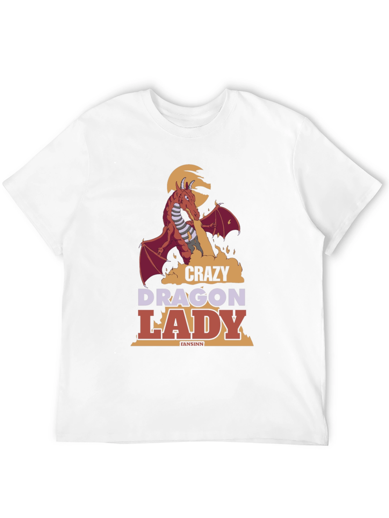 Black Crazy Dragon Lady T-Shirt view 12