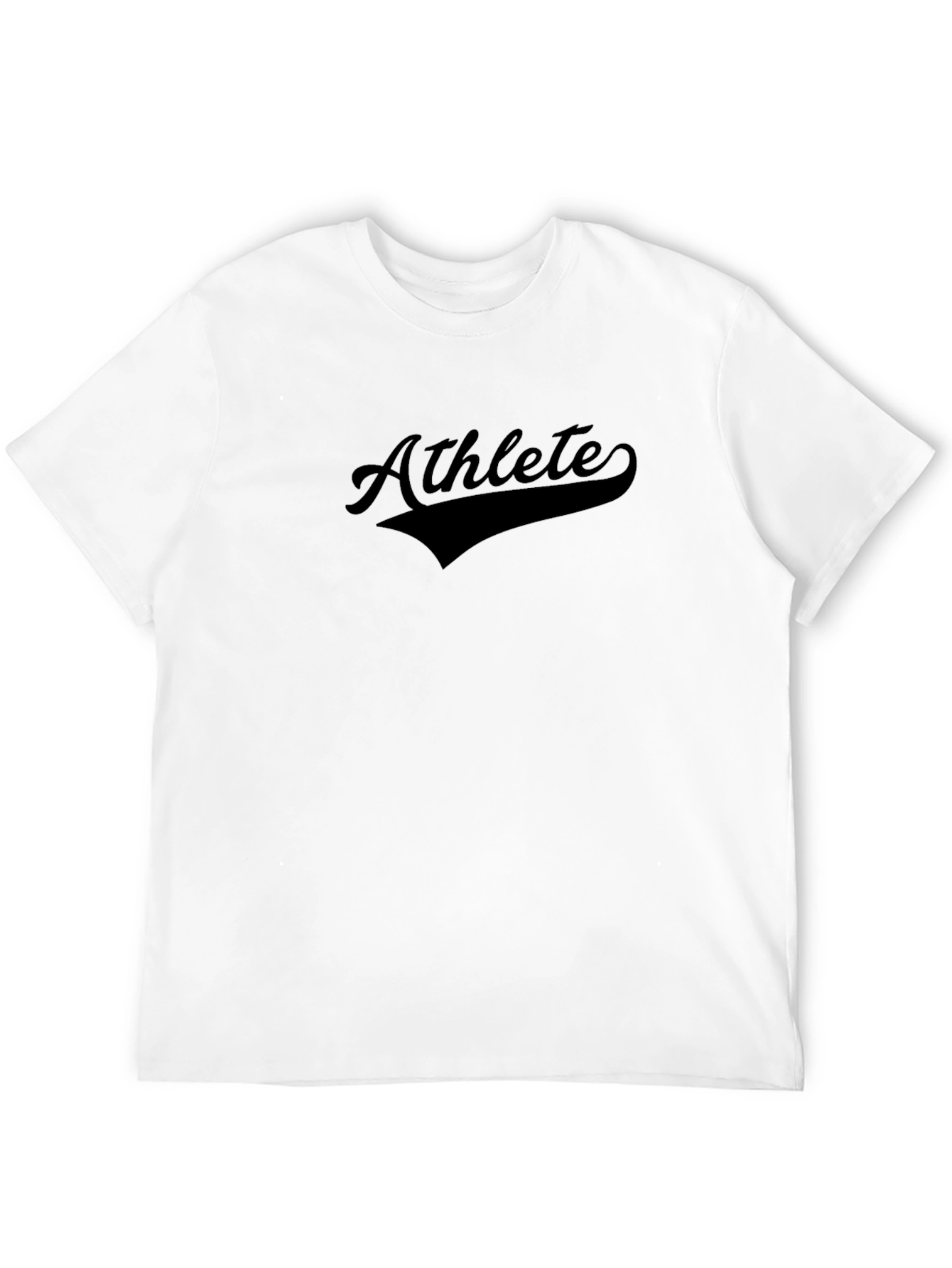 Black Athlete Graphic Tee - Black view 12