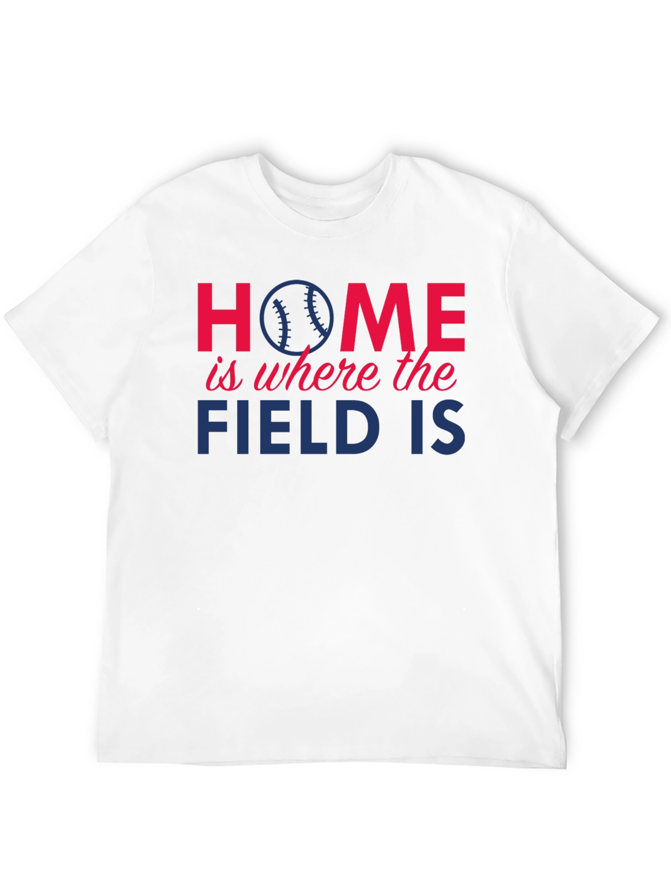 Black Baseball Home Field T-Shirt view 12