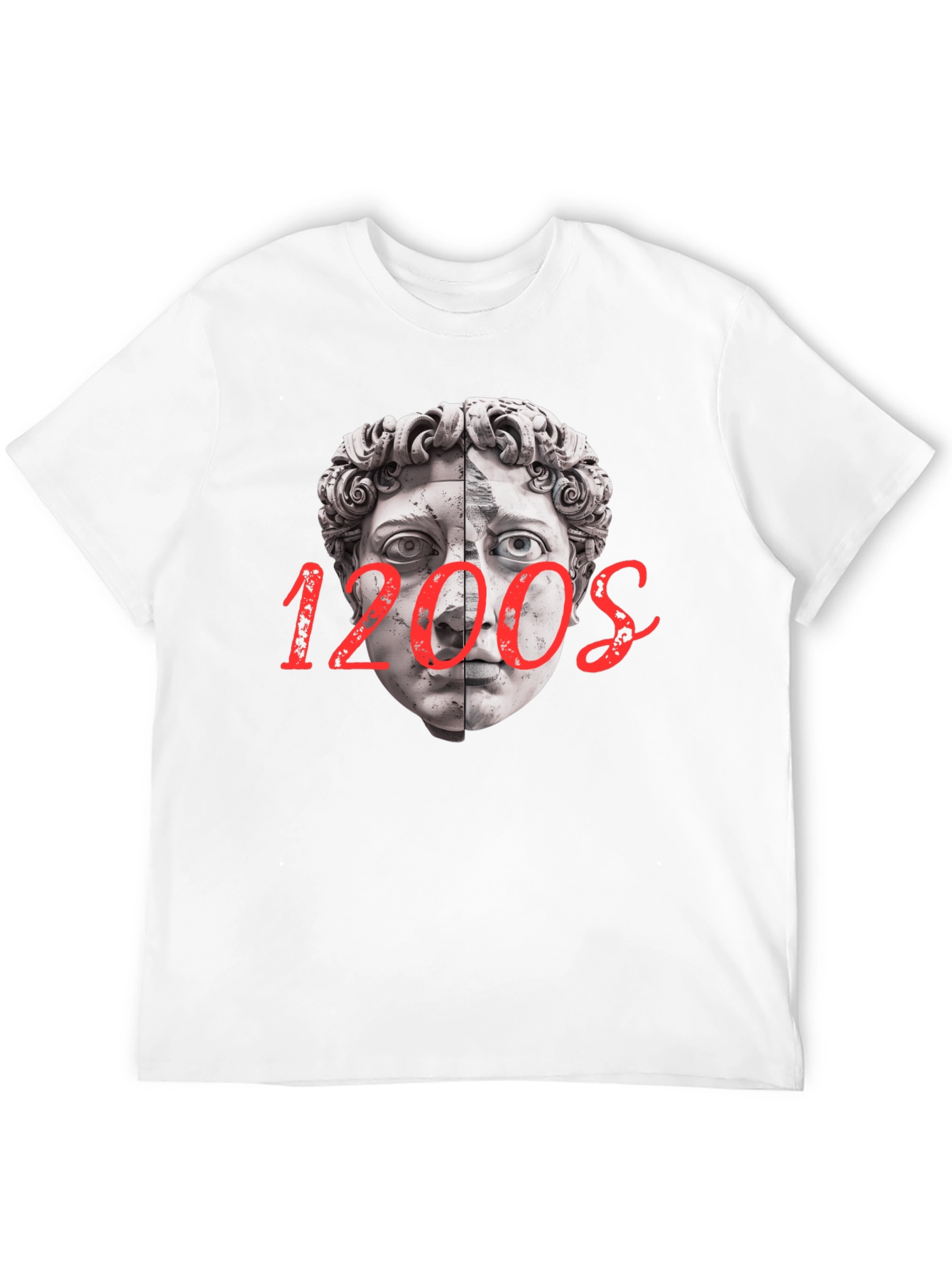 Black Statue Graphic Black T-Shirt view 12