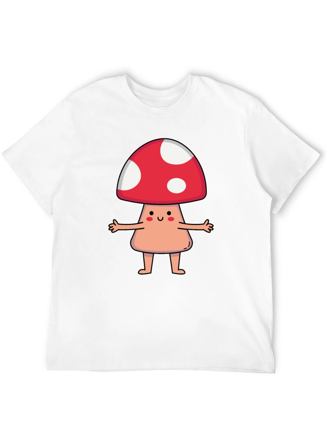Mushroom Character Graphic Tee - 12