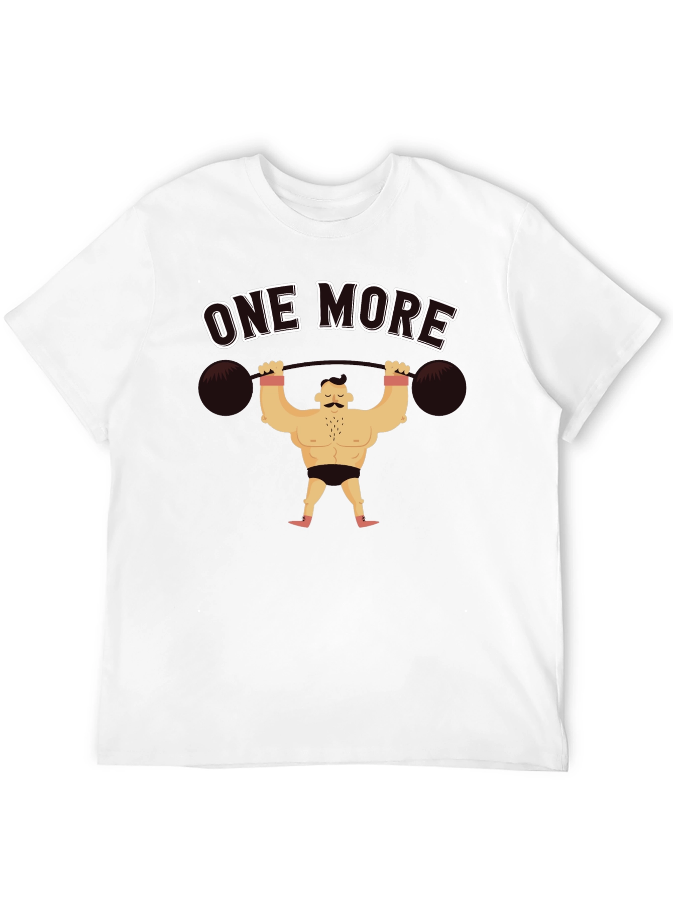 Black One More Gym T-Shirt view 12